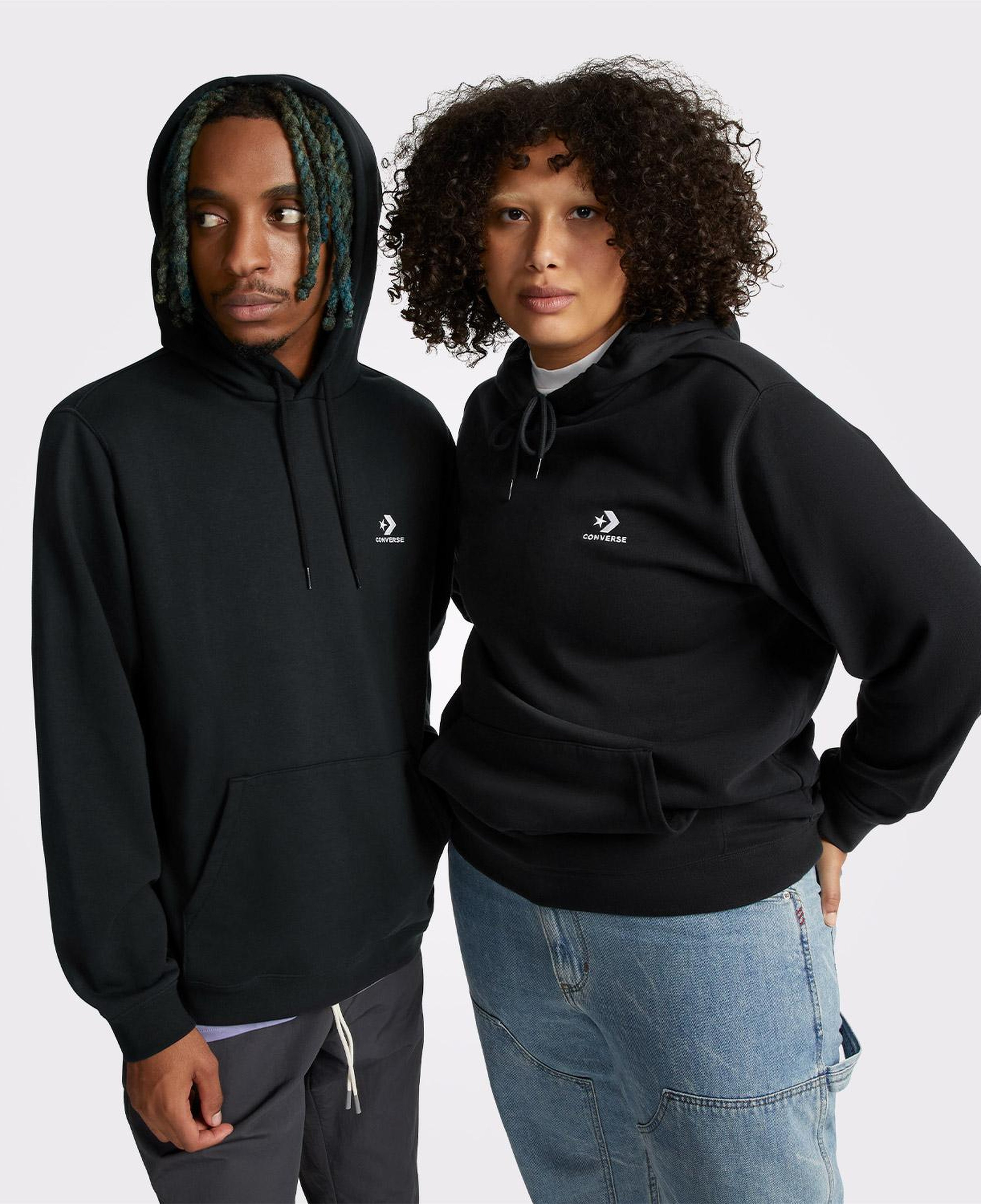 Converse Go-To Unisex Siyah Hoodie