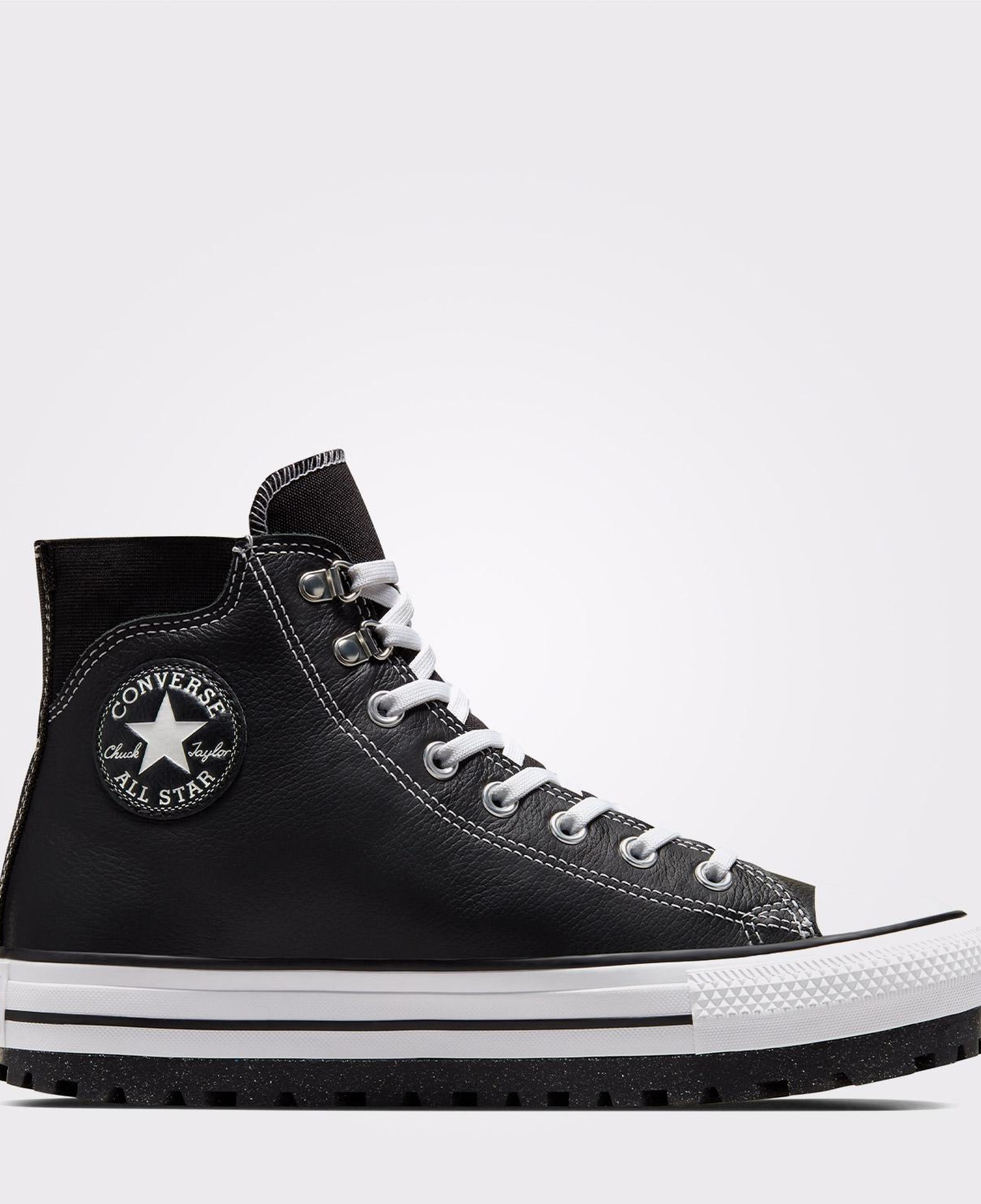 Converse Chuck Taylor All Star City Trek Unisex Siyah Deri Su Geçirmez Bot