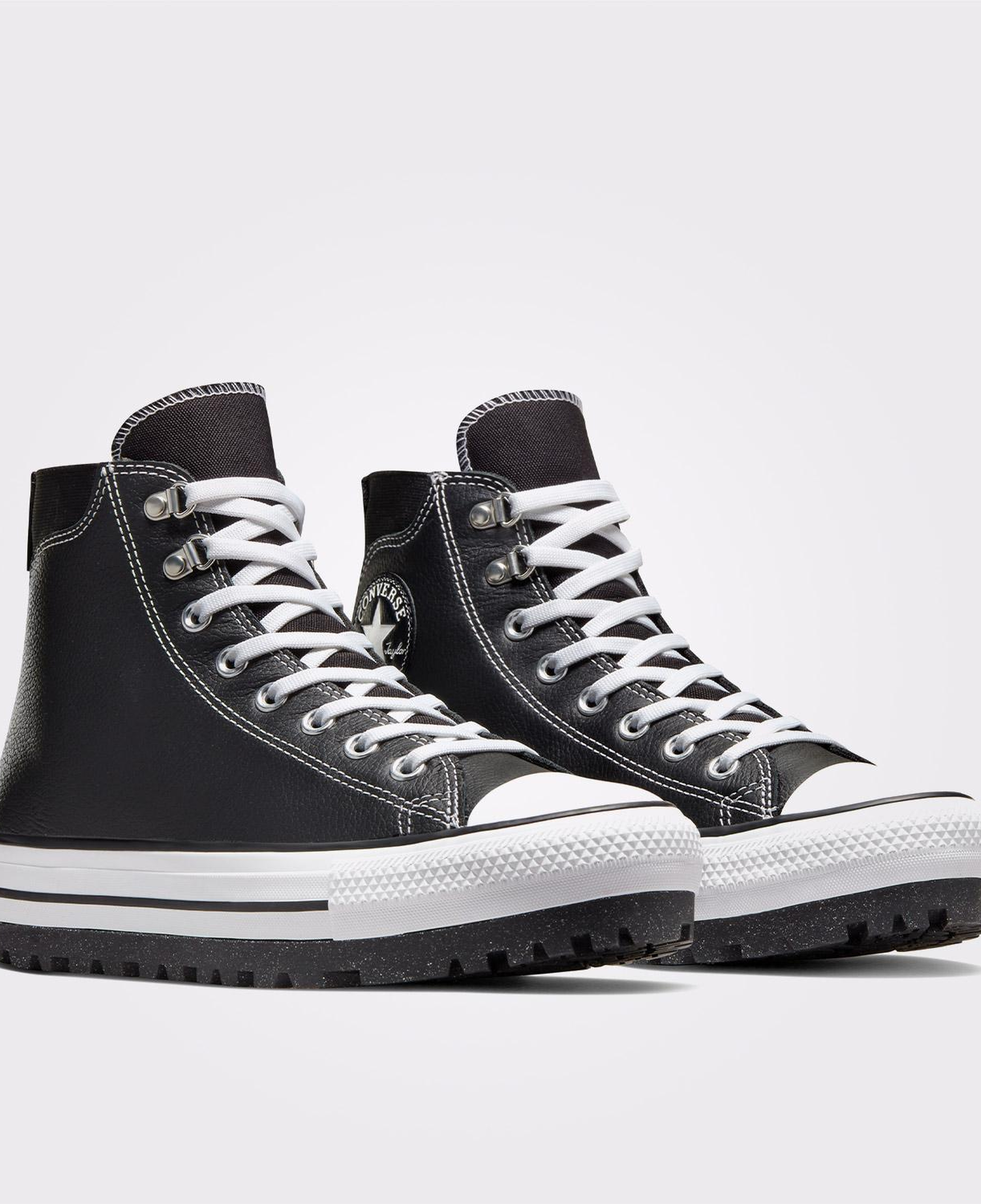 Converse Chuck Taylor All Star City Trek Unisex Siyah Deri Su Geçirmez Bot