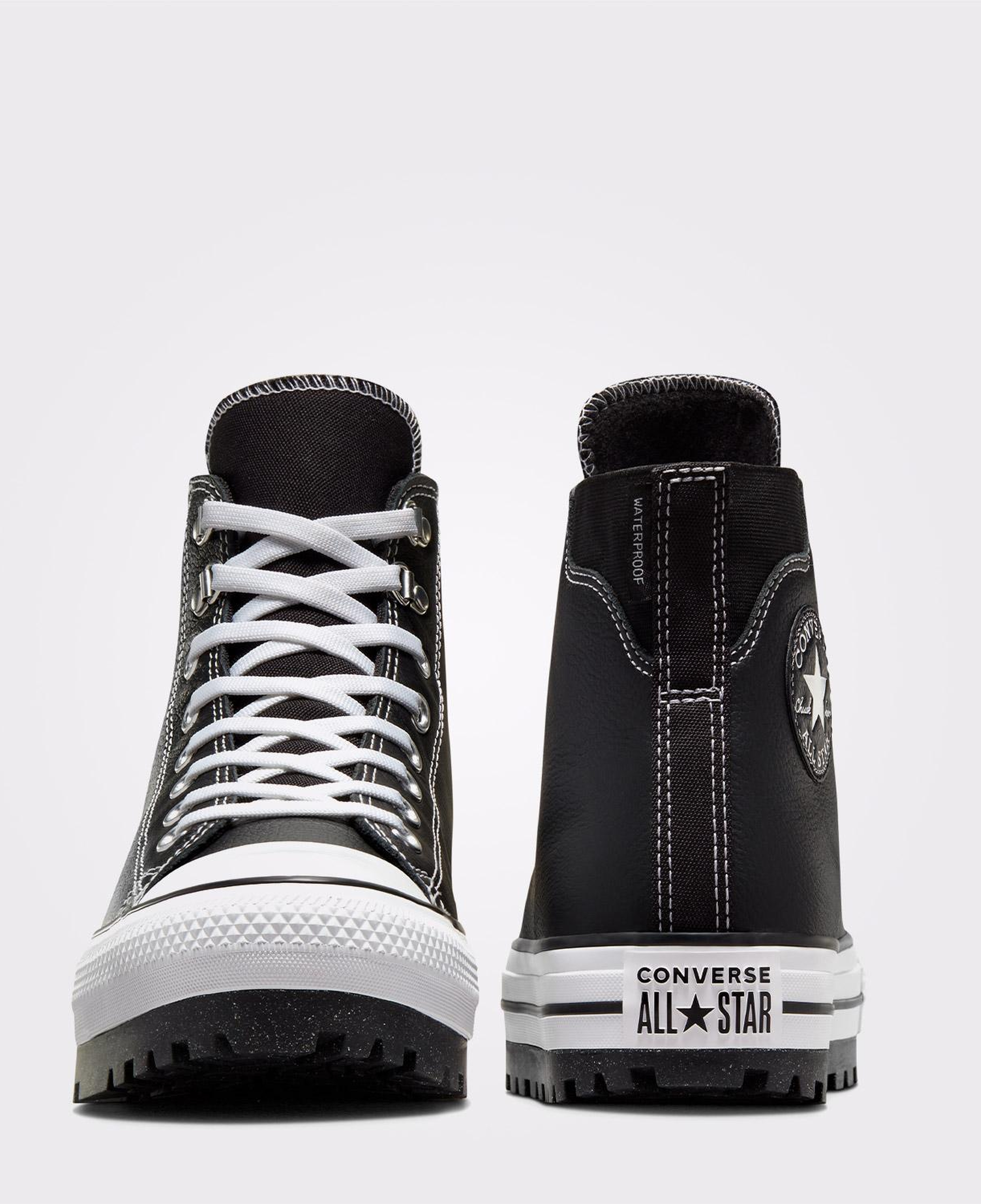 Converse Chuck Taylor All Star City Trek Unisex Siyah Deri Su Geçirmez Bot