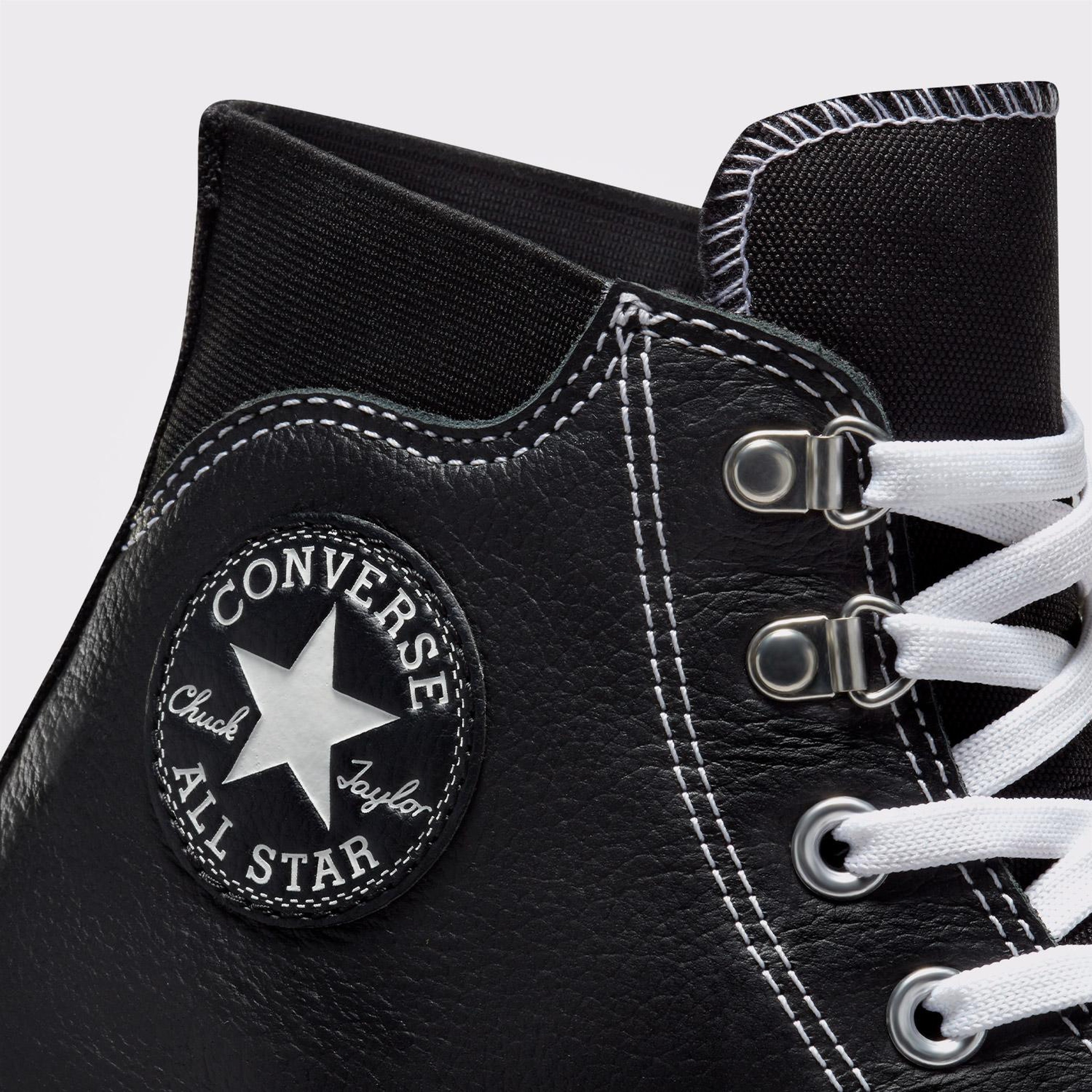 Converse Chuck Taylor All Star City Trek Unisex Siyah Deri Su Geçirmez Bot