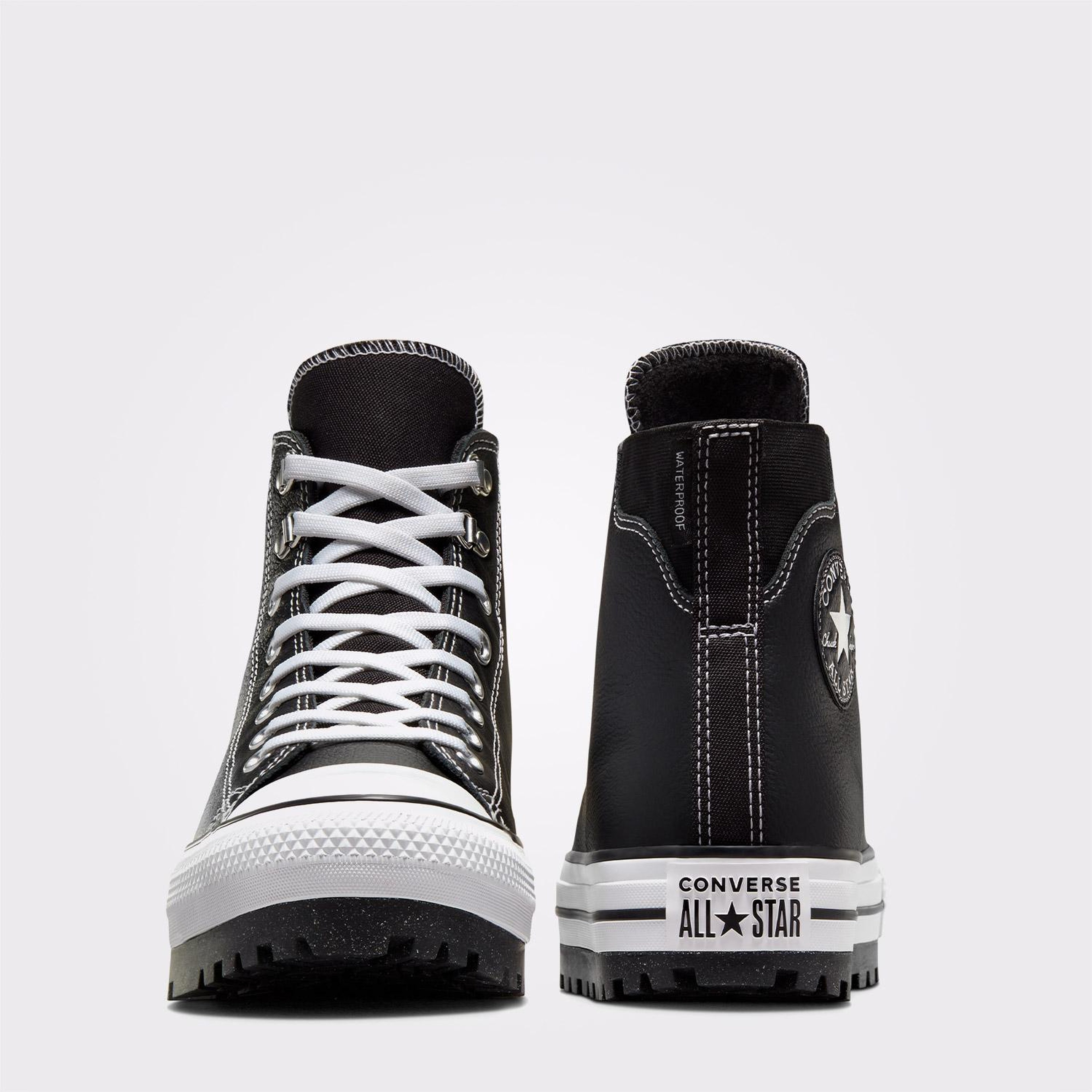 Converse Chuck Taylor All Star City Trek Unisex Siyah Deri Su Geçirmez Bot