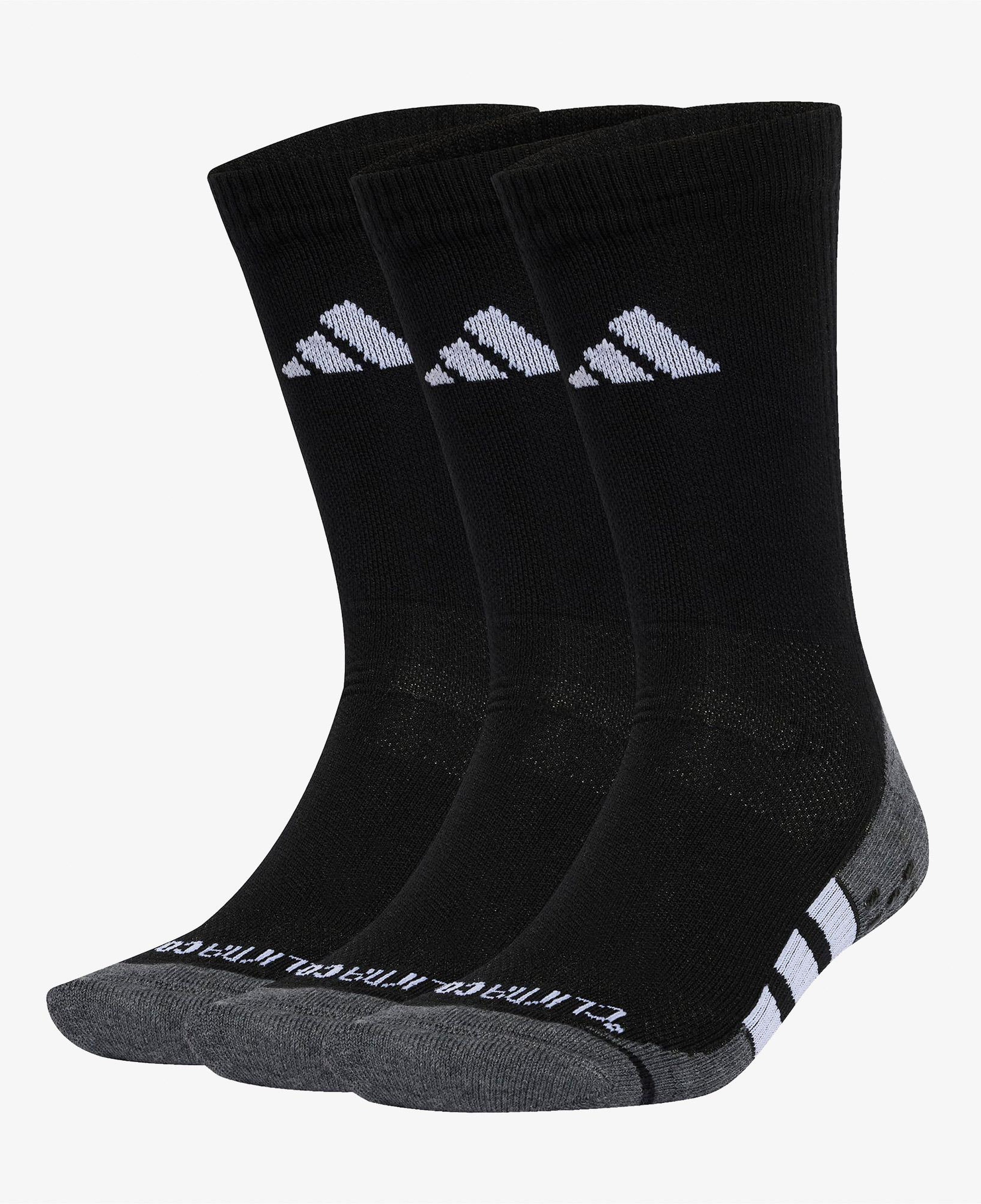 adidas Performance Grip Climacool Cushioned Bilekli 3lü Unisex Siyah Antrenman Çorabı