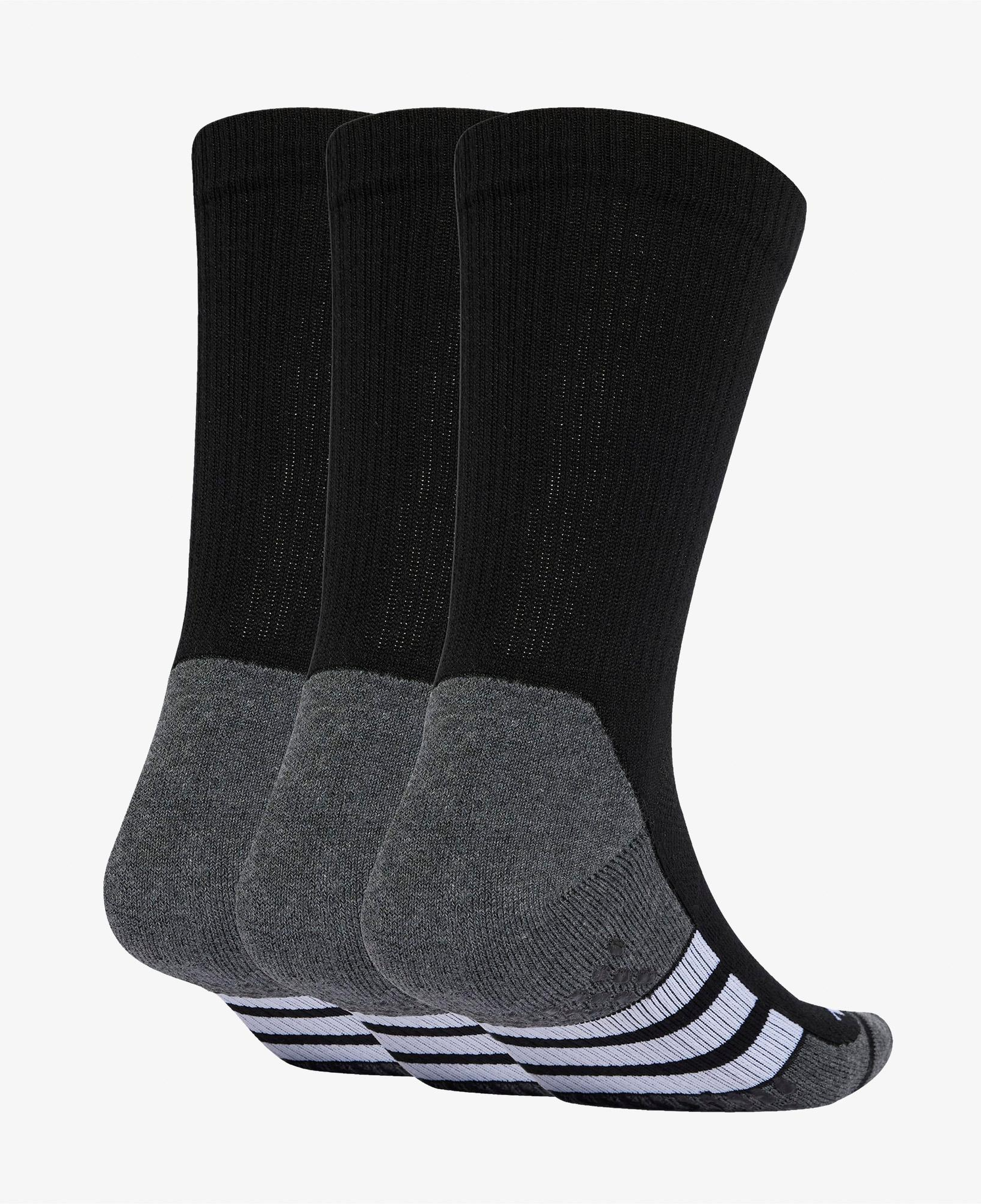 adidas Performance Grip Climacool Cushioned Bilekli 3lü Unisex Siyah Antrenman Çorabı