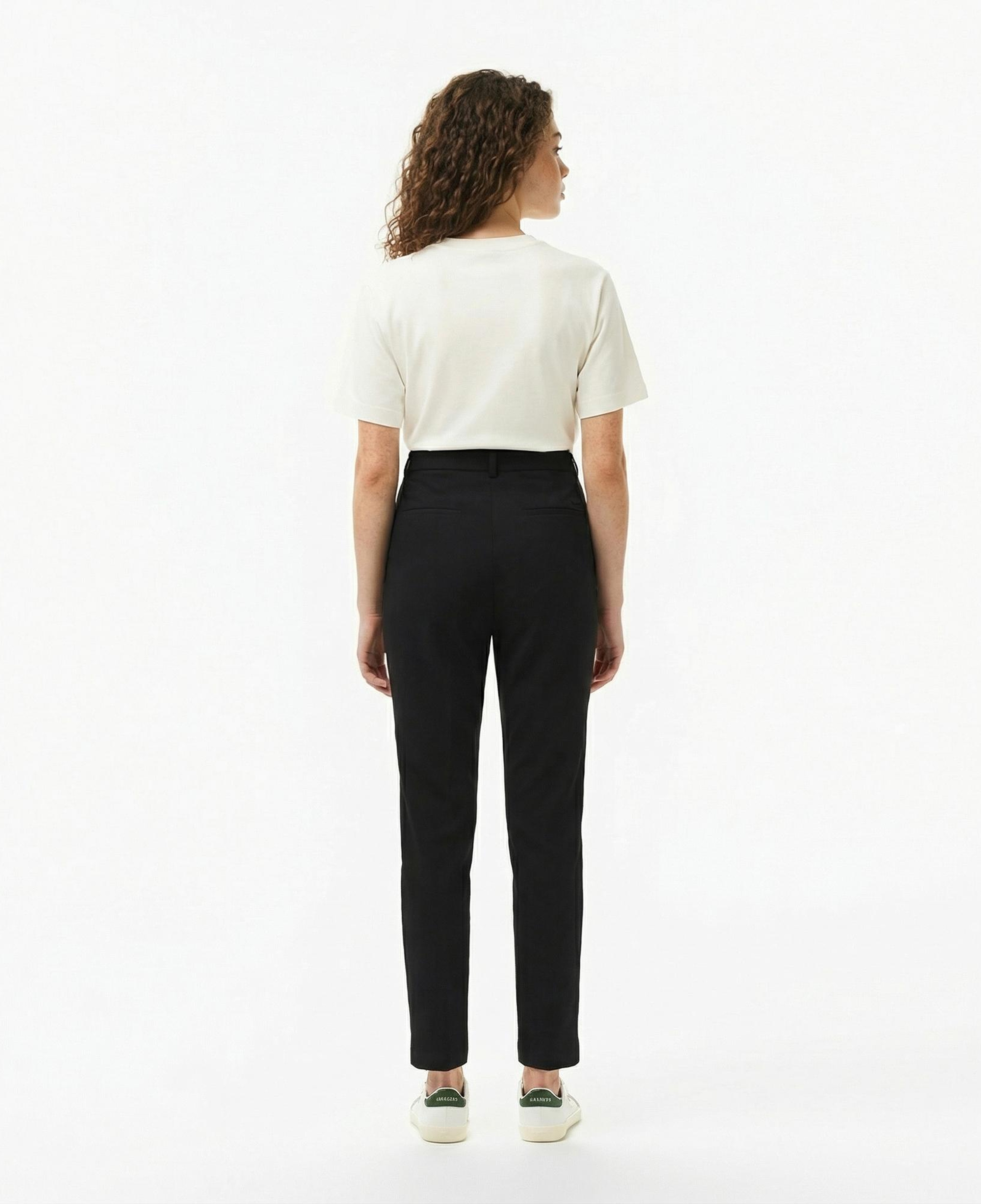 Kadın Regular Fit Siyah Pantolon