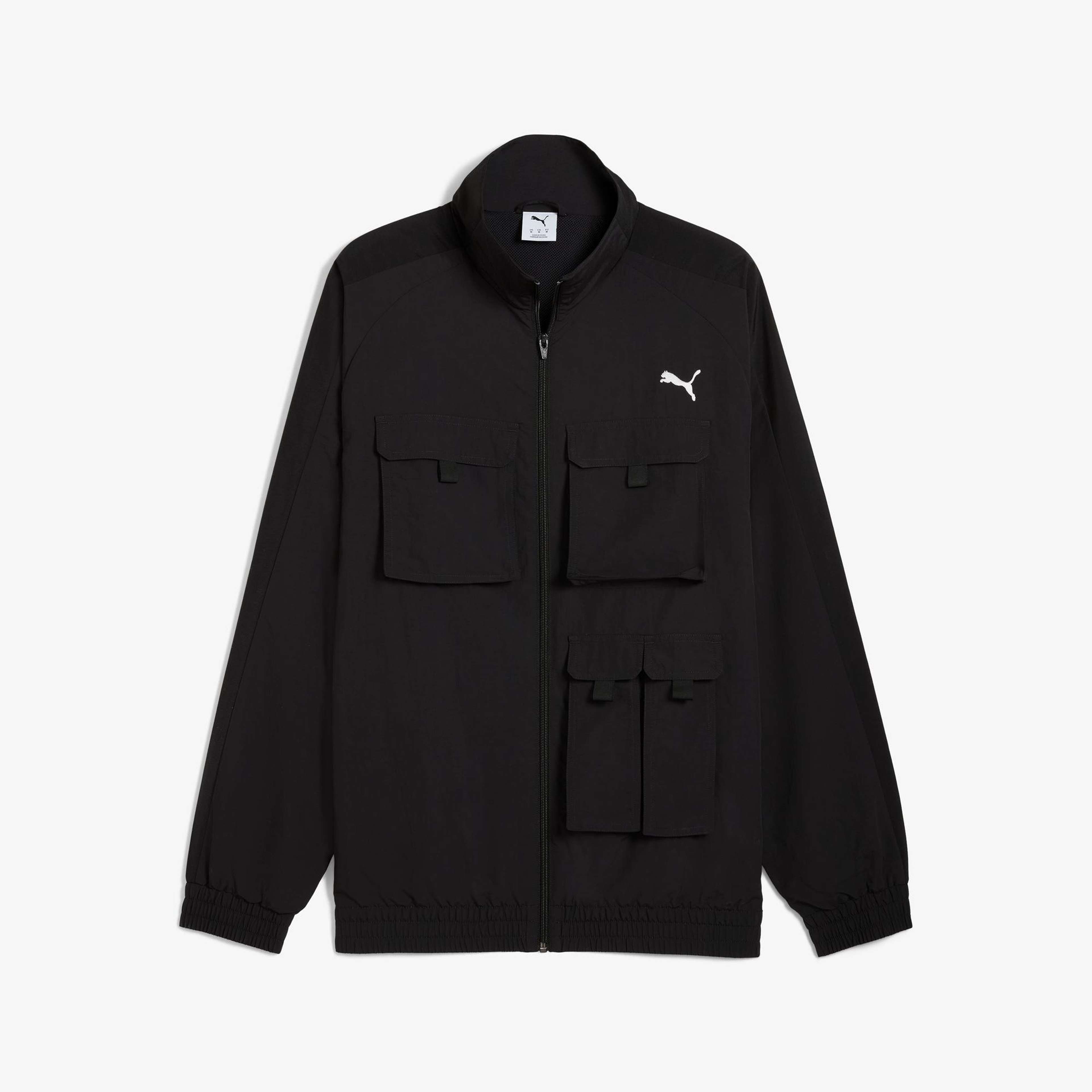 Puma T7 Cargo Track Erkek Siyah Ceket