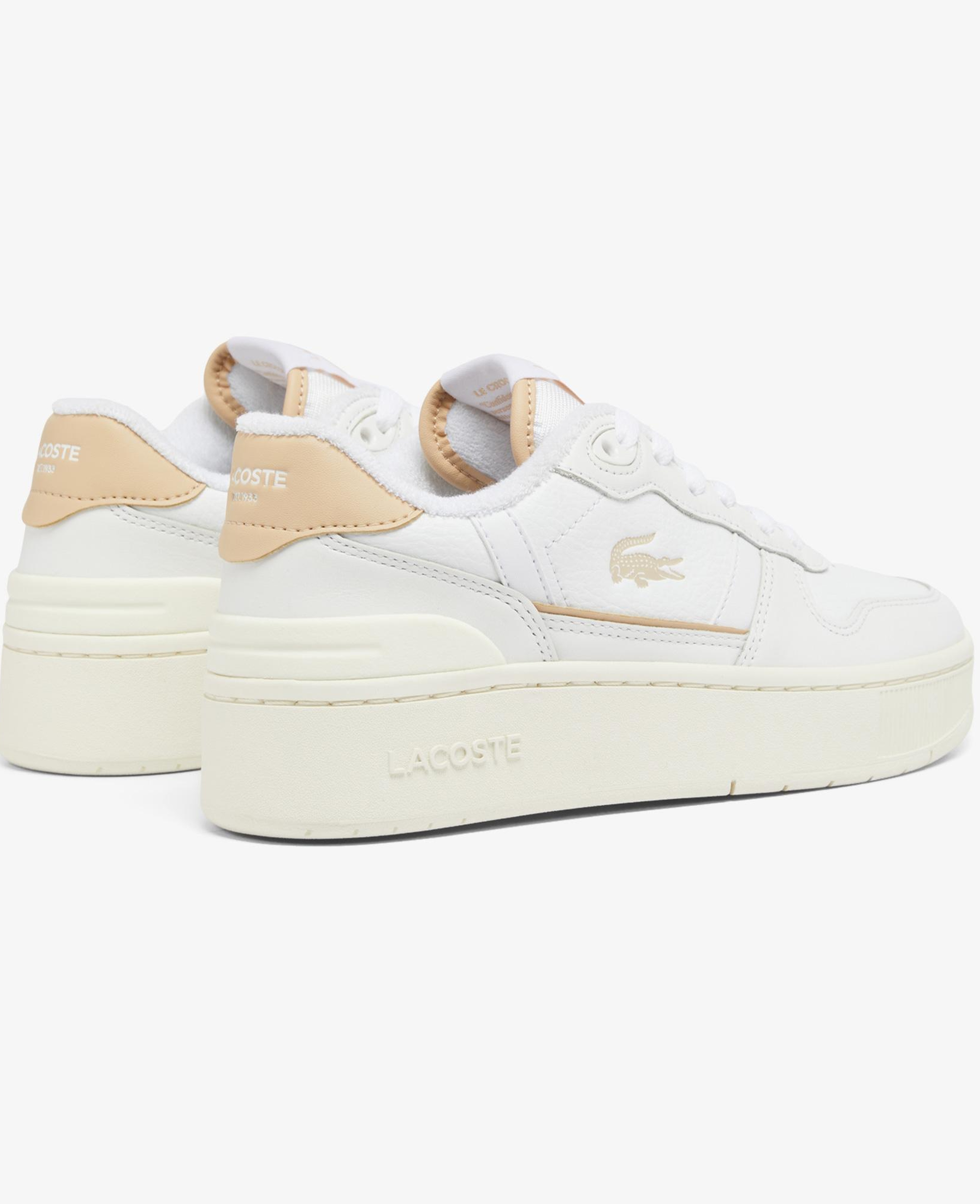Lacoste T-Clip Platform Kadın Krem Sneaker