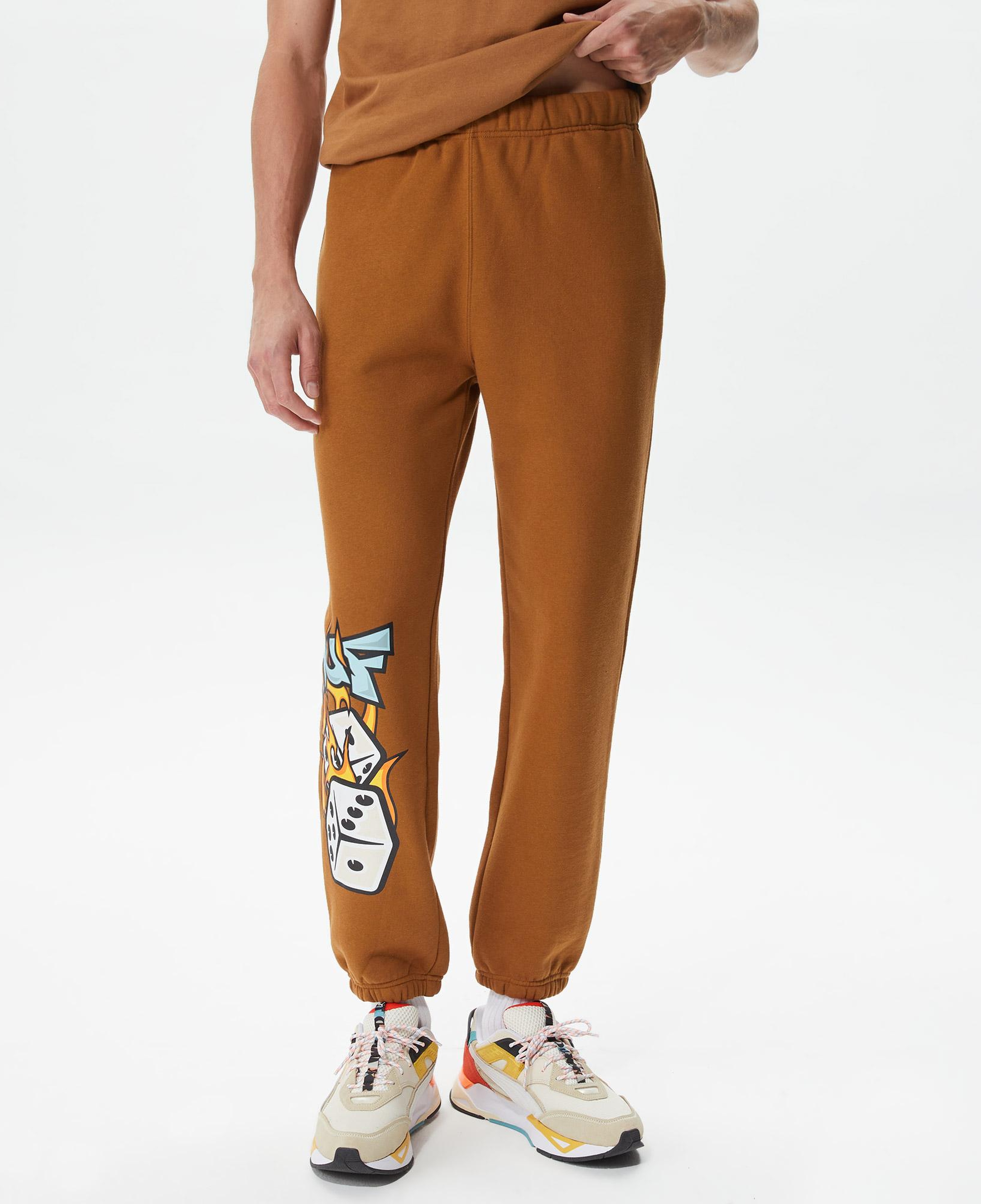 Huf Dicey Fleece Erkek Kahverengi Eşofman Altı