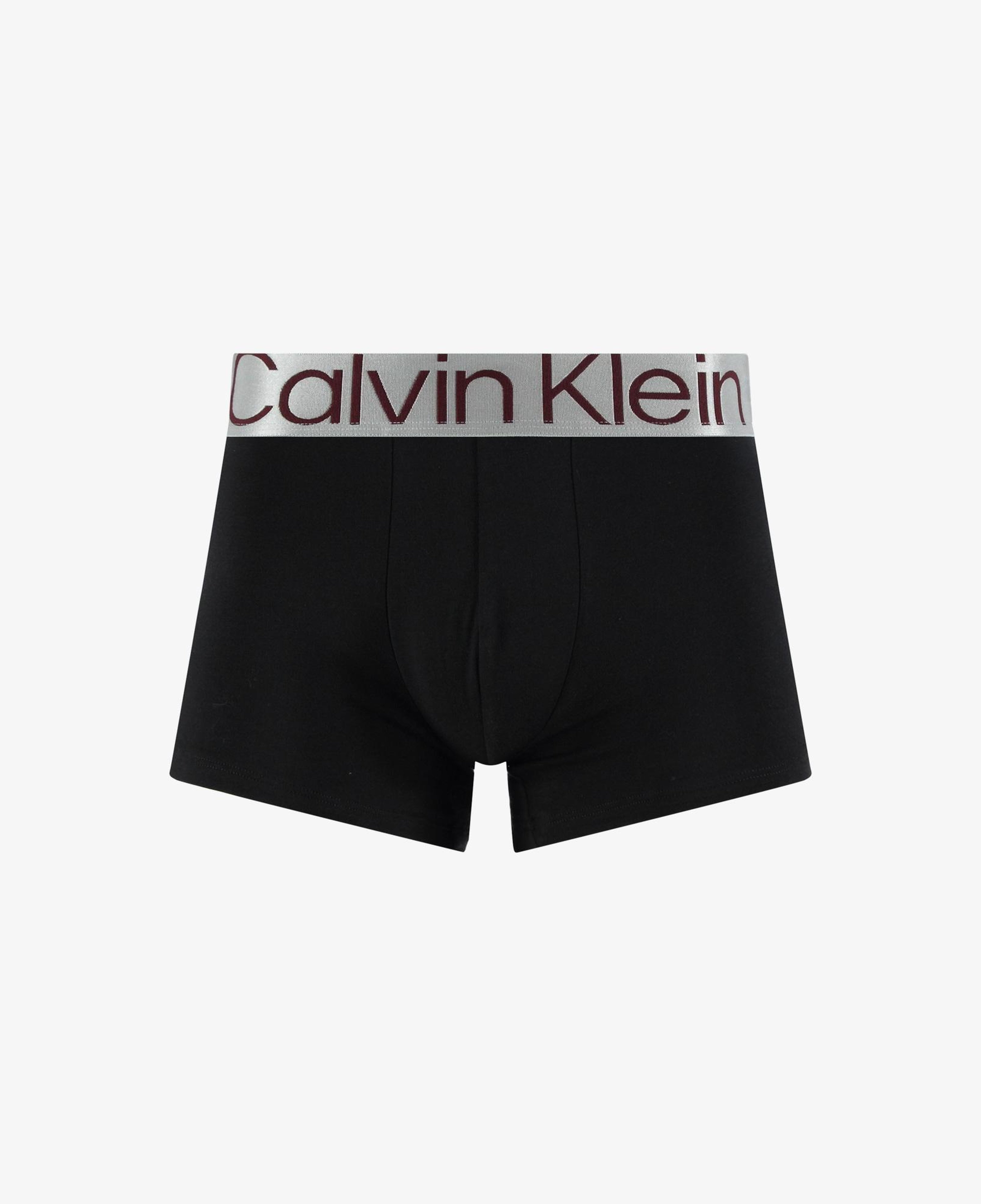 Calvin Klein Trunk Metalik Bantlı 3'lü Erkek Siyah Boxer