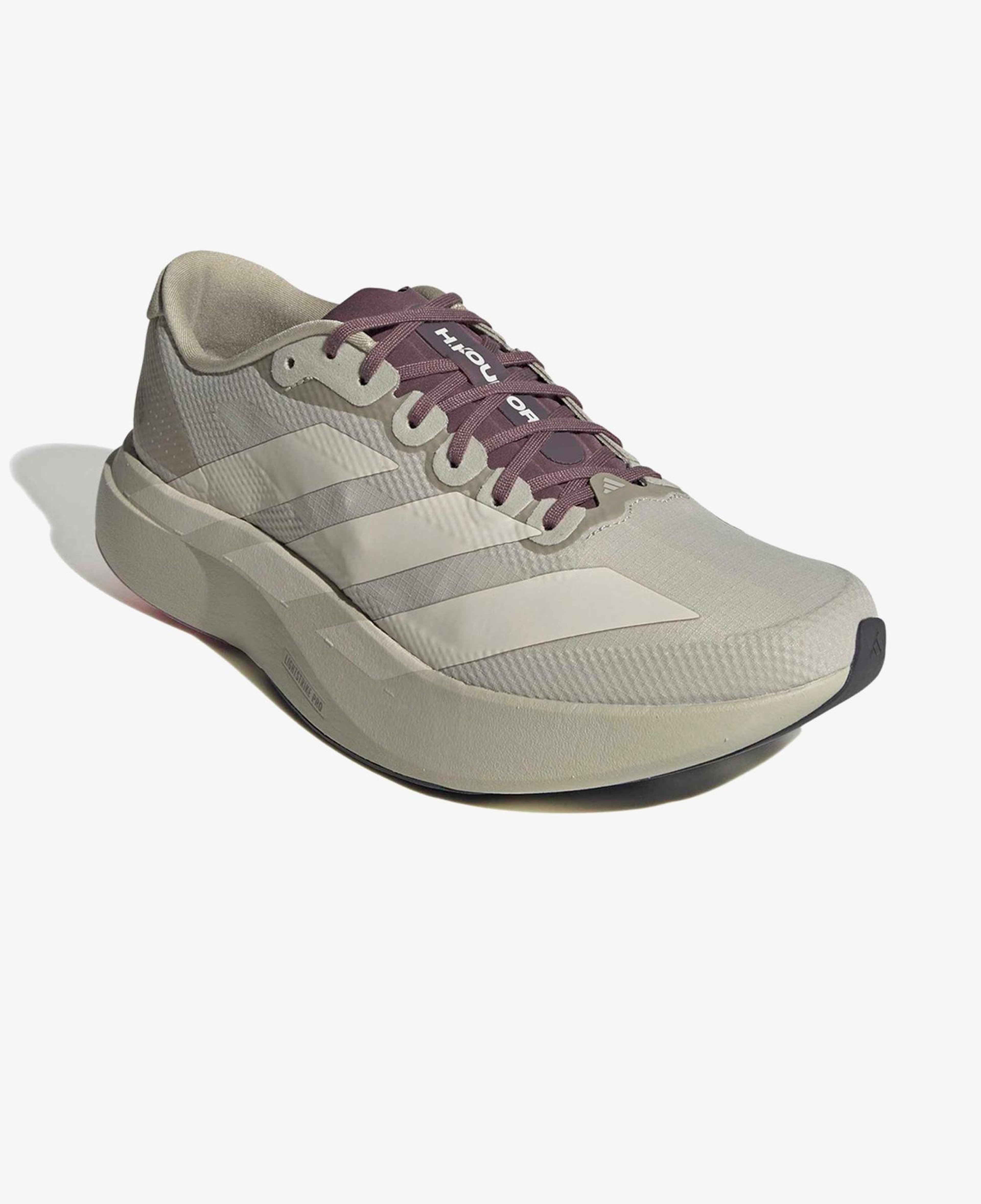adidas Adizero Evo SL Woven Erkek Bej Spor Ayakkabı