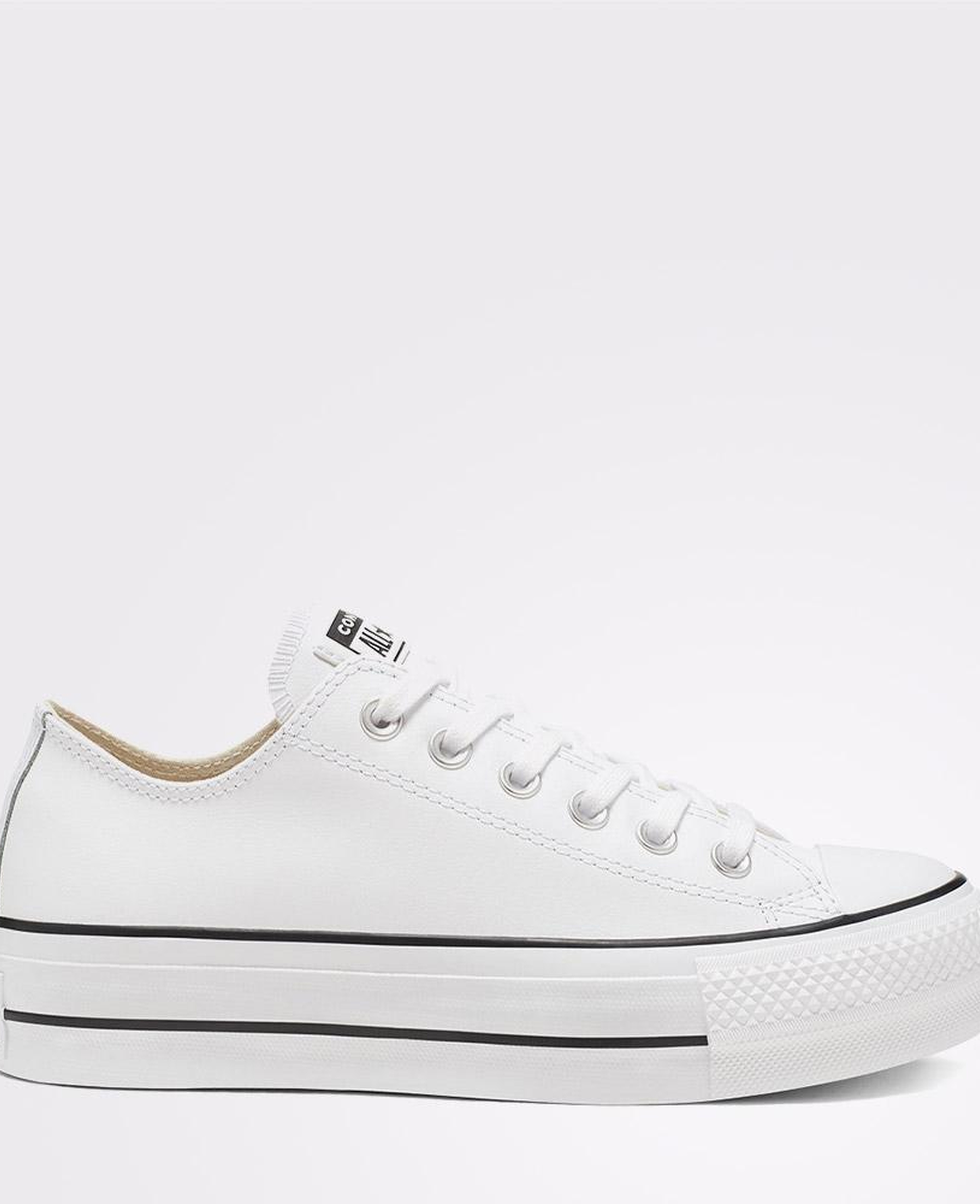 Converse Chuck Taylor All Star Lift Kadın Beyaz Deri Sneaker