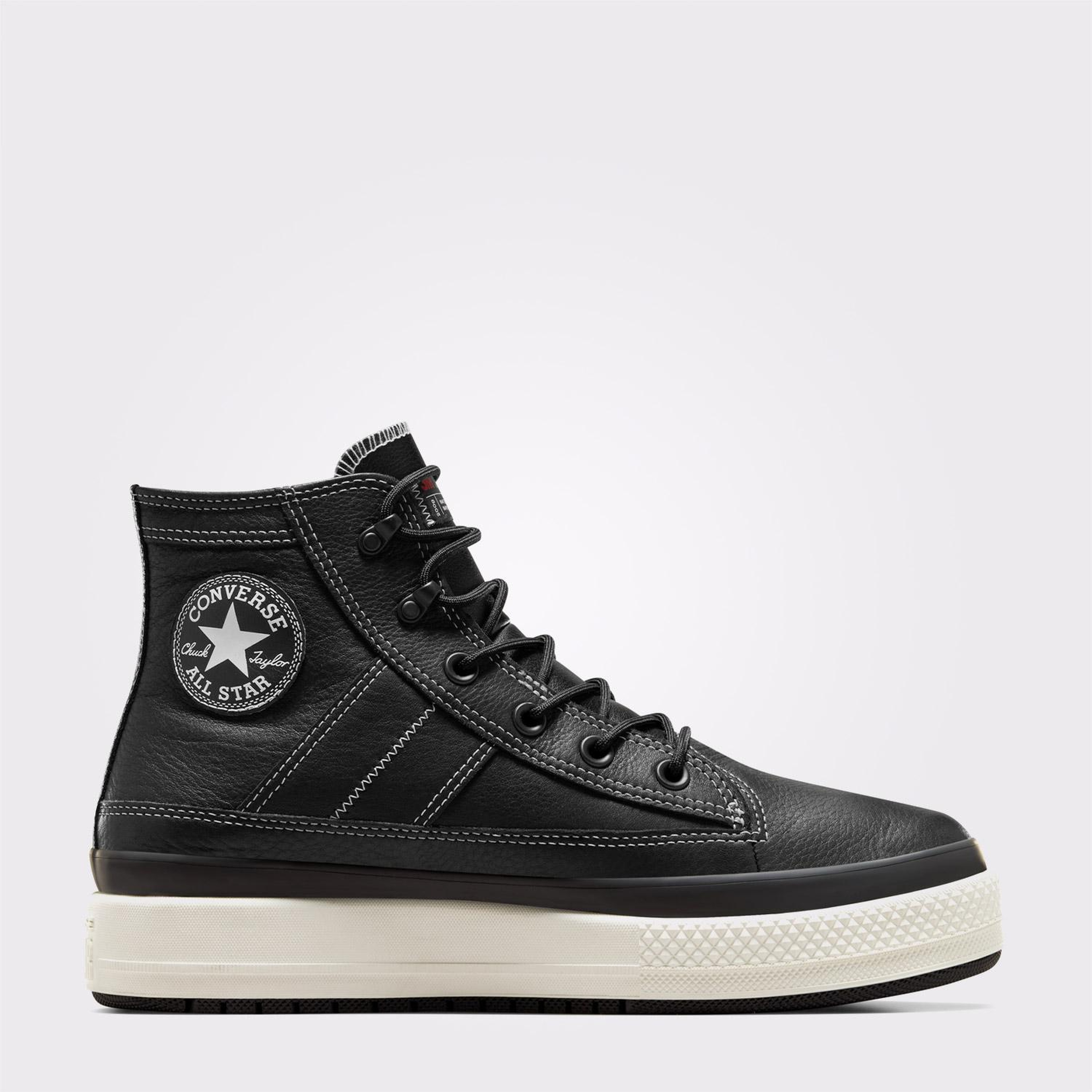 Converse Chuck Taylor All Star Equip Unisex Siyah Deri Su Geçirmez Bot