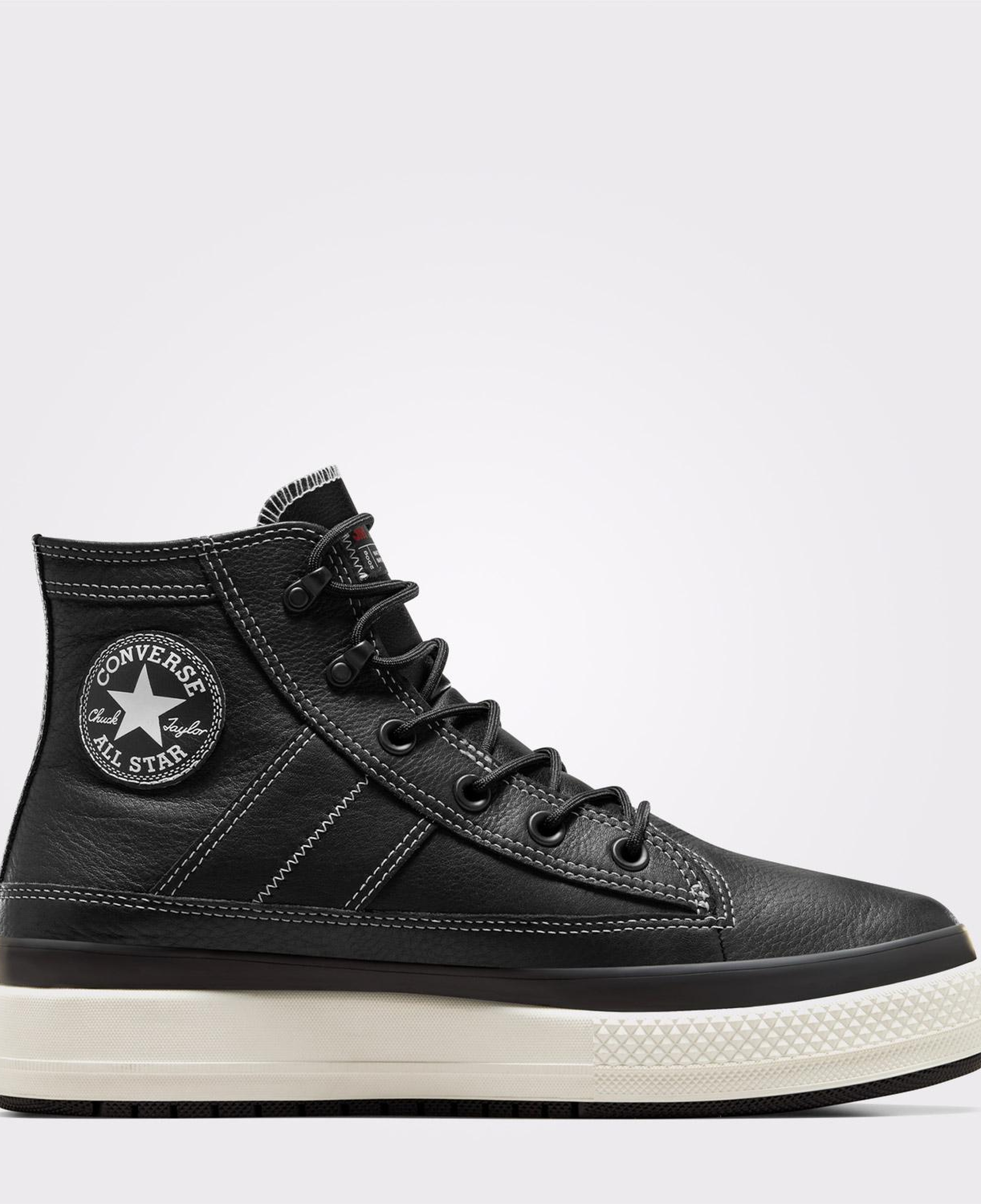 Converse Chuck Taylor All Star Equip Unisex Siyah Deri Su Geçirmez Bot