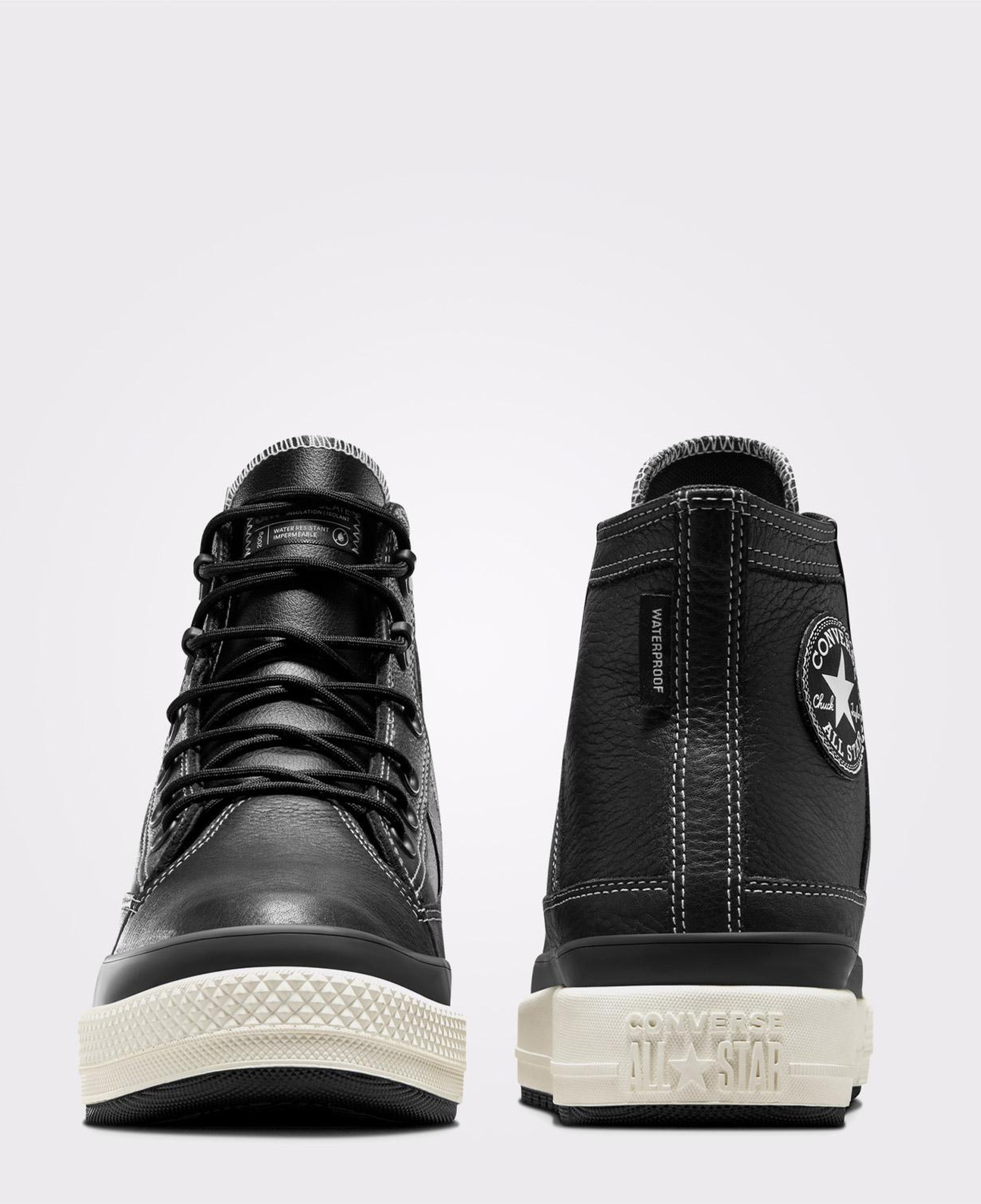 Converse Chuck Taylor All Star Equip Unisex Siyah Deri Su Geçirmez Bot