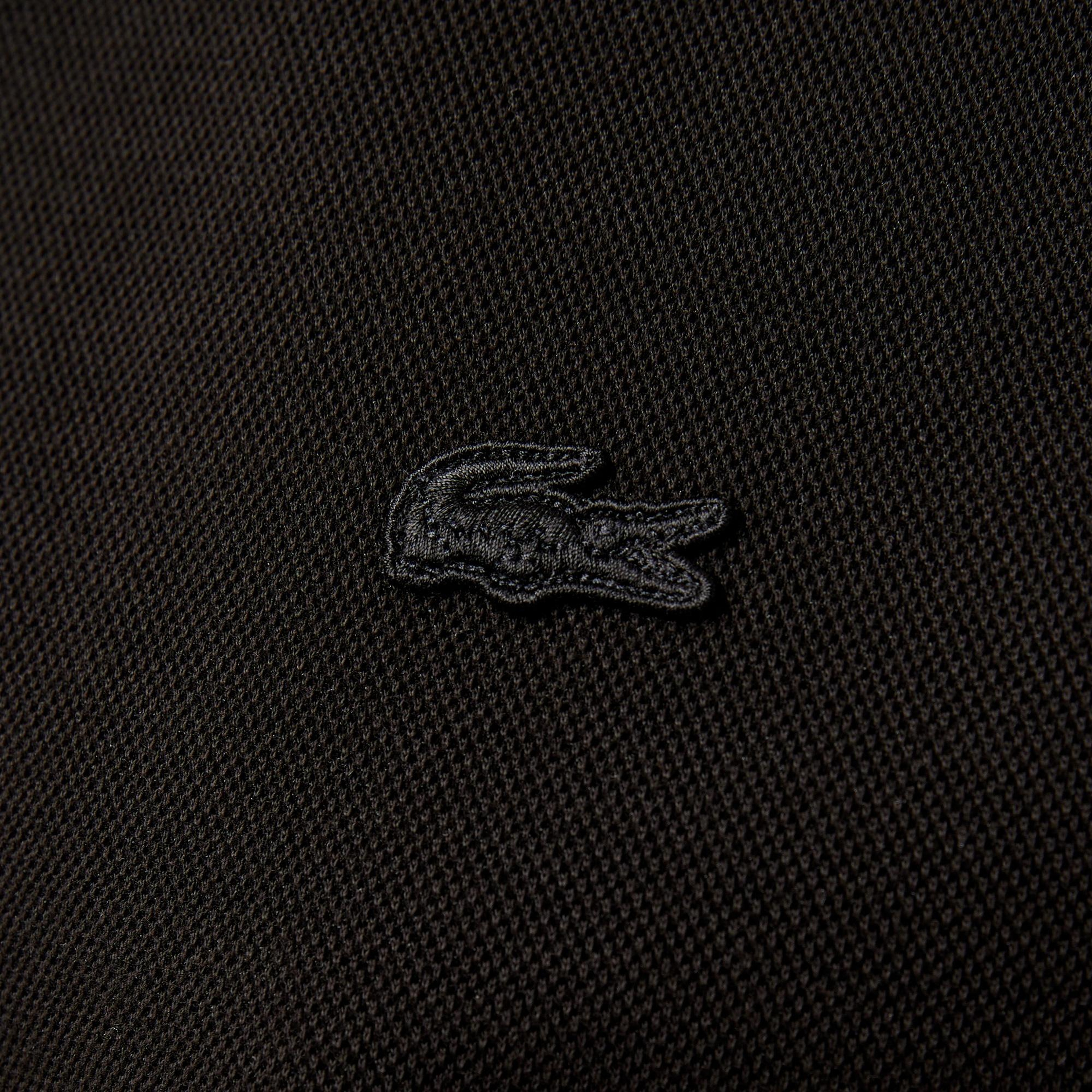 Lacoste Slim Fit Erkek Siyah Sweatshirt