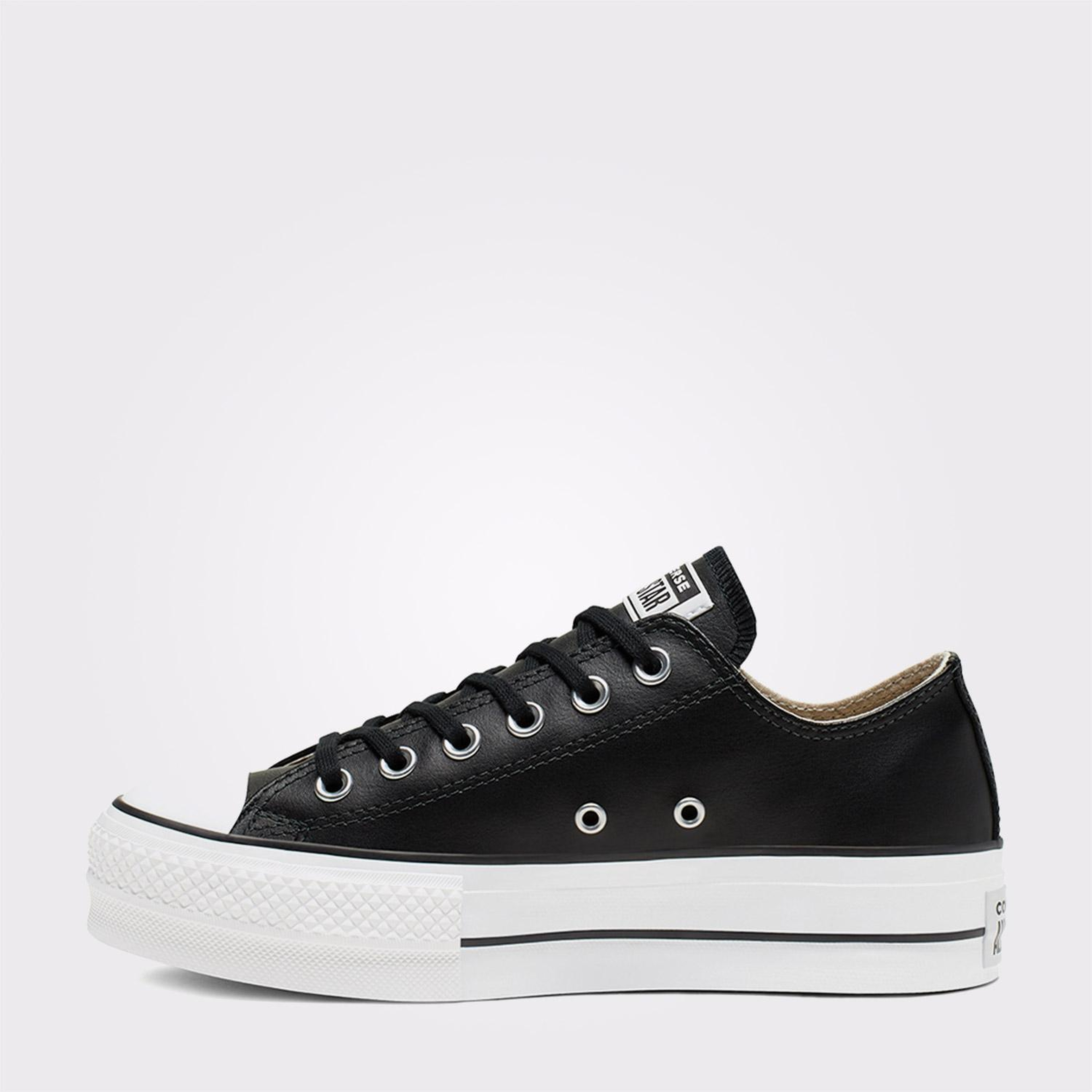 Converse Chuck Taylor All Star Kadın Siyah Deri Sneaker