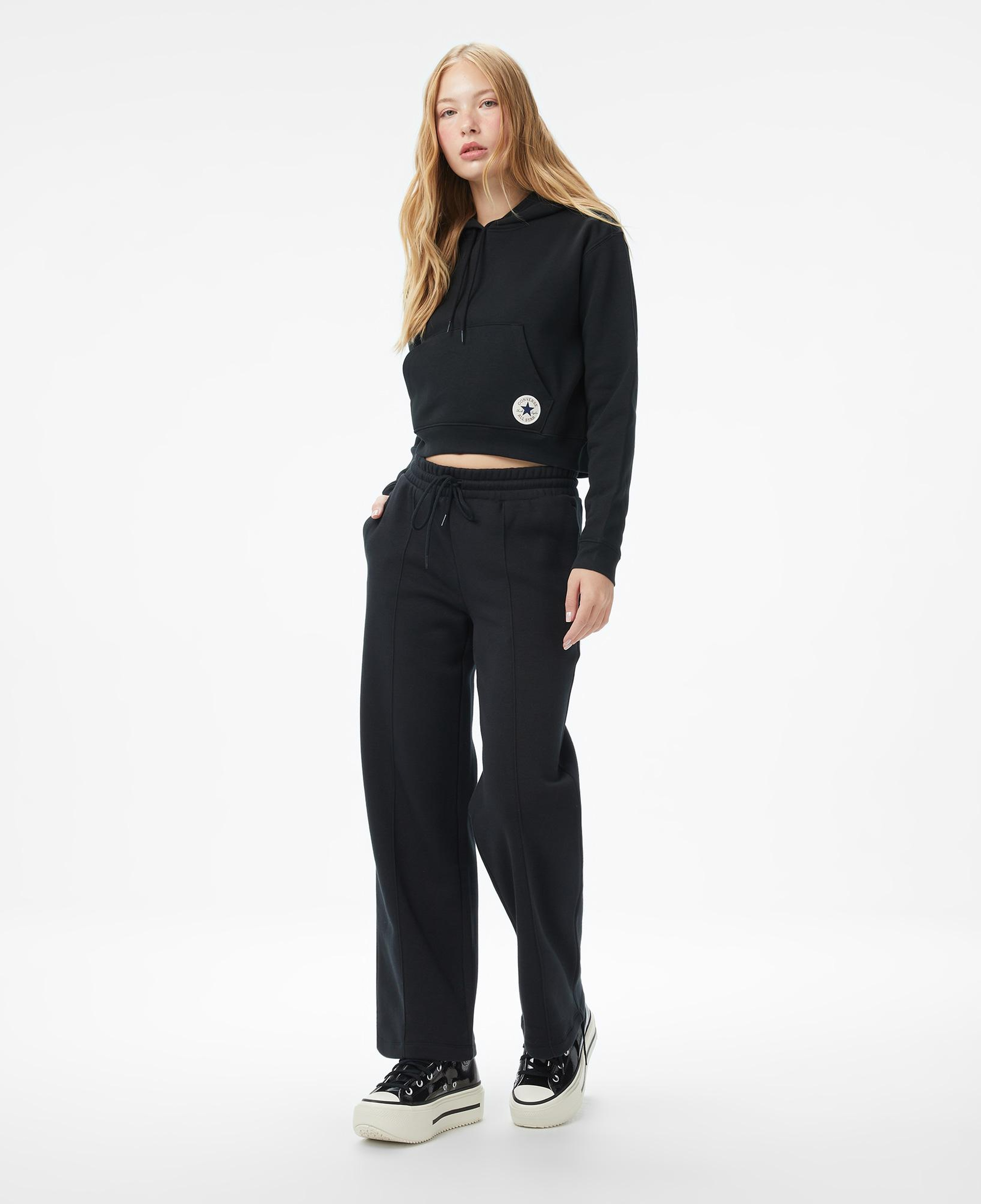 Converse Kadın Siyah Sweatshirt