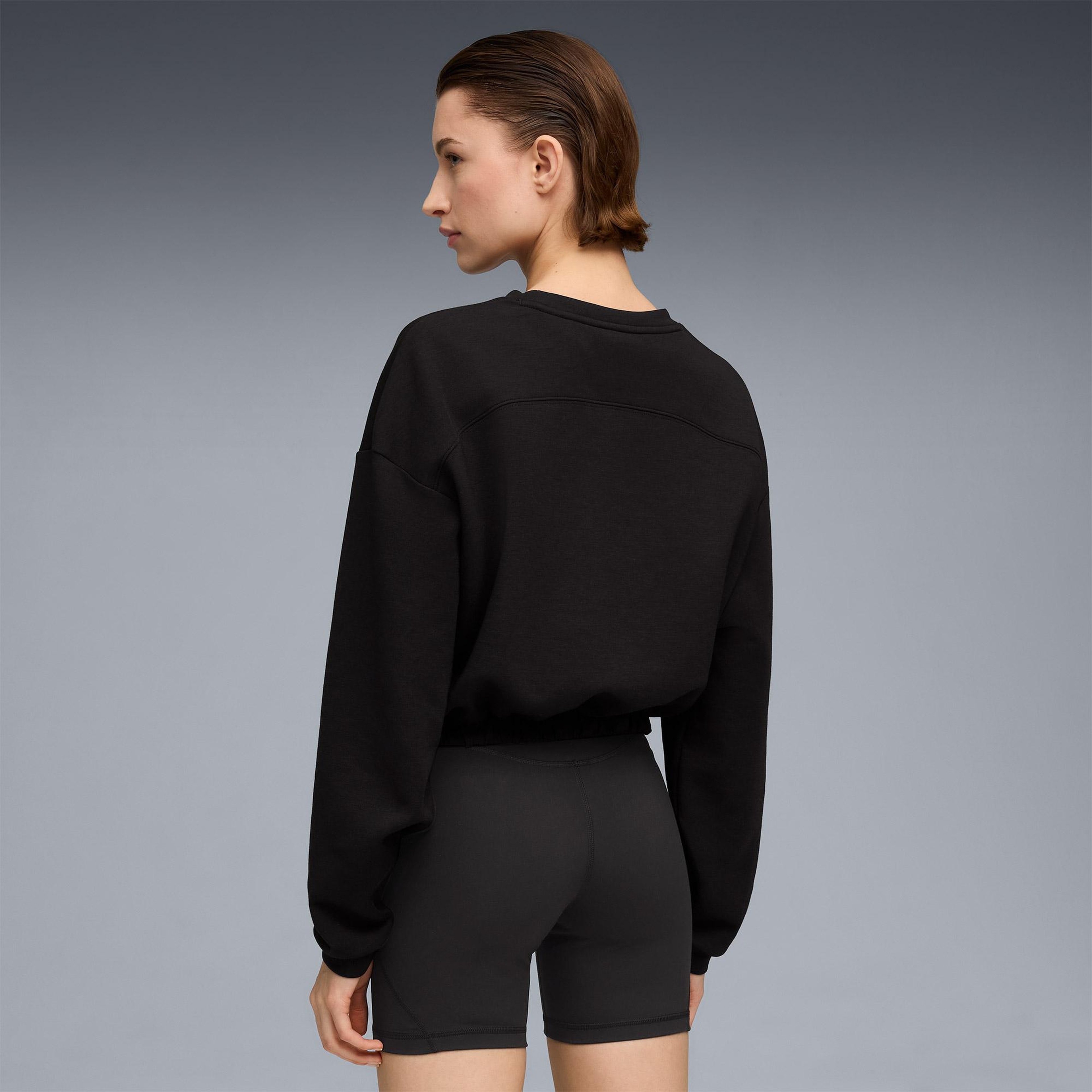Puma Cloudspun Crew Kadın Siyah Sweatshirt
