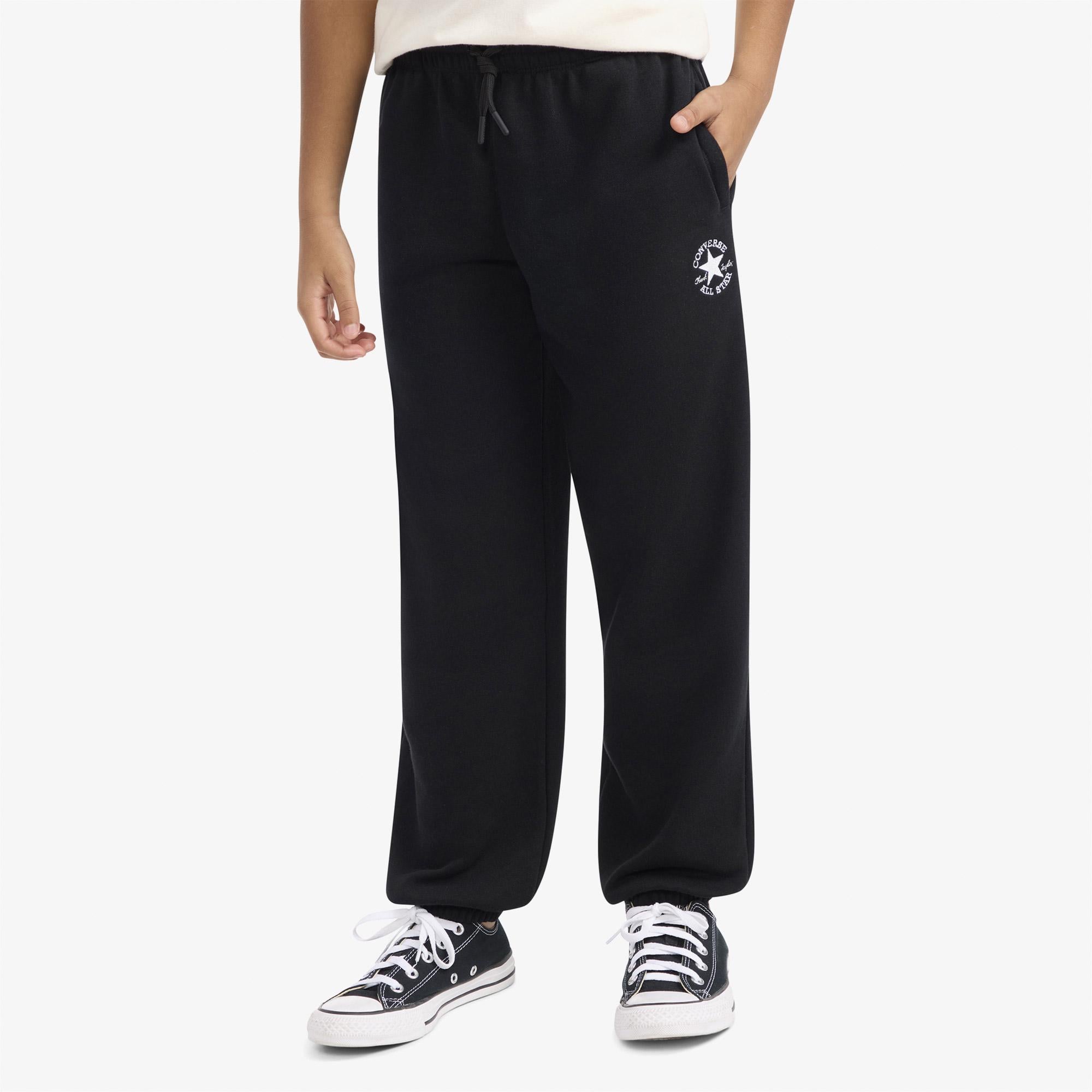 Converse Erkek Genç Çocuk Siyah Eşofman Altı