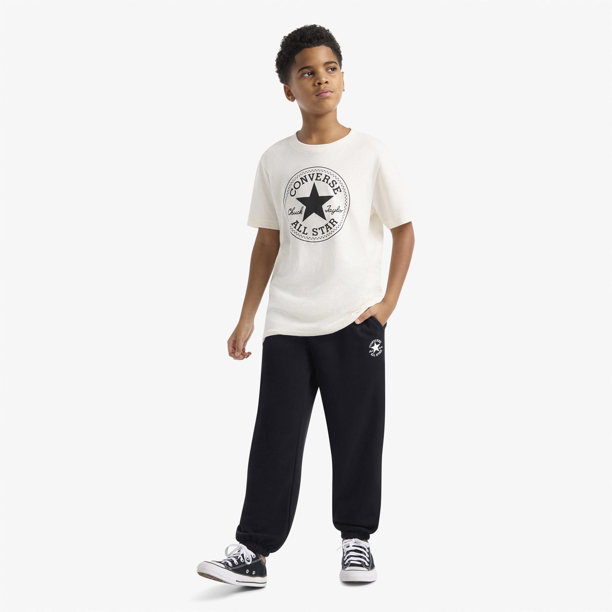 Converse Erkek Genç Çocuk Siyah Eşofman Altı