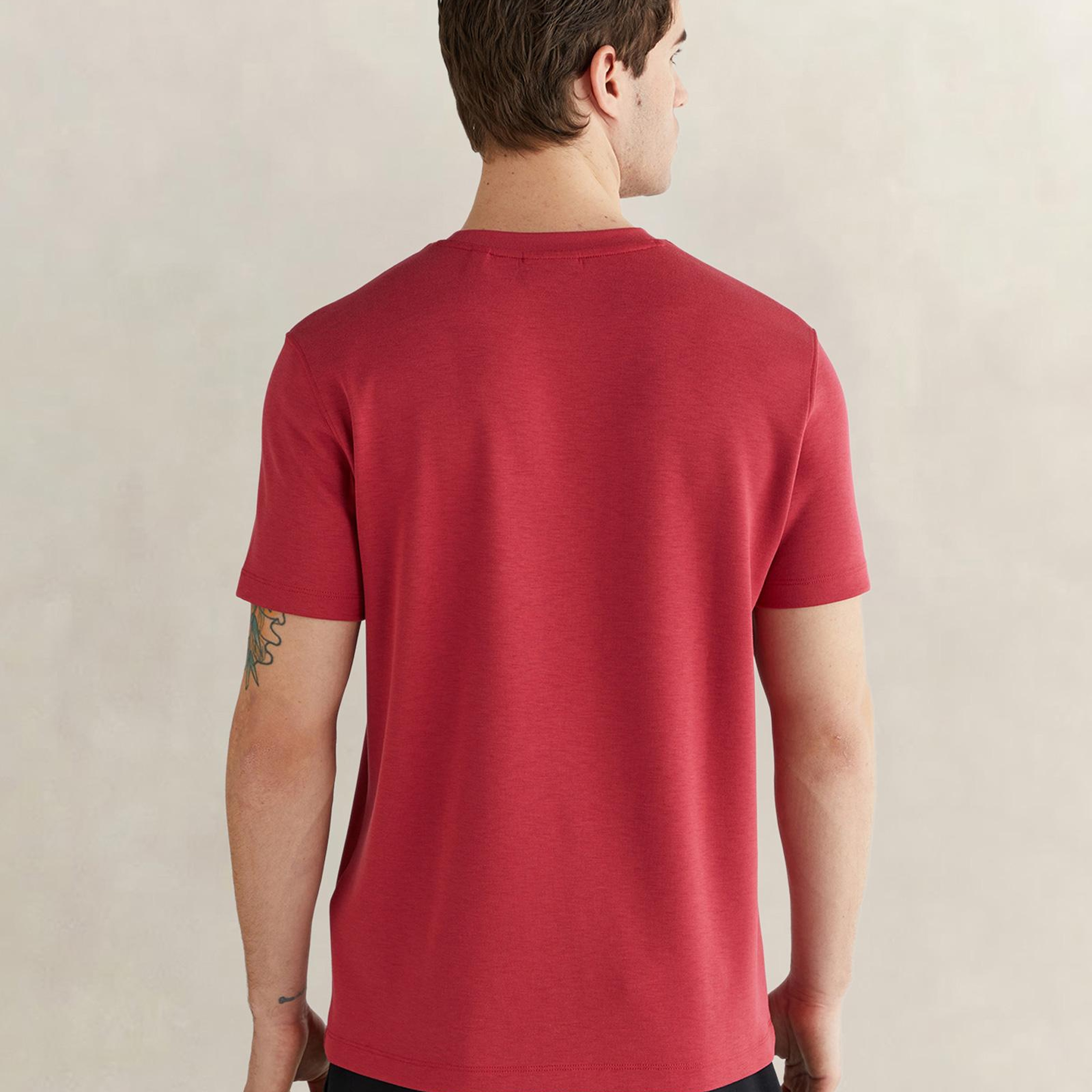 GANT Erkek Kırmızı Kısa Kollu T-Shirt