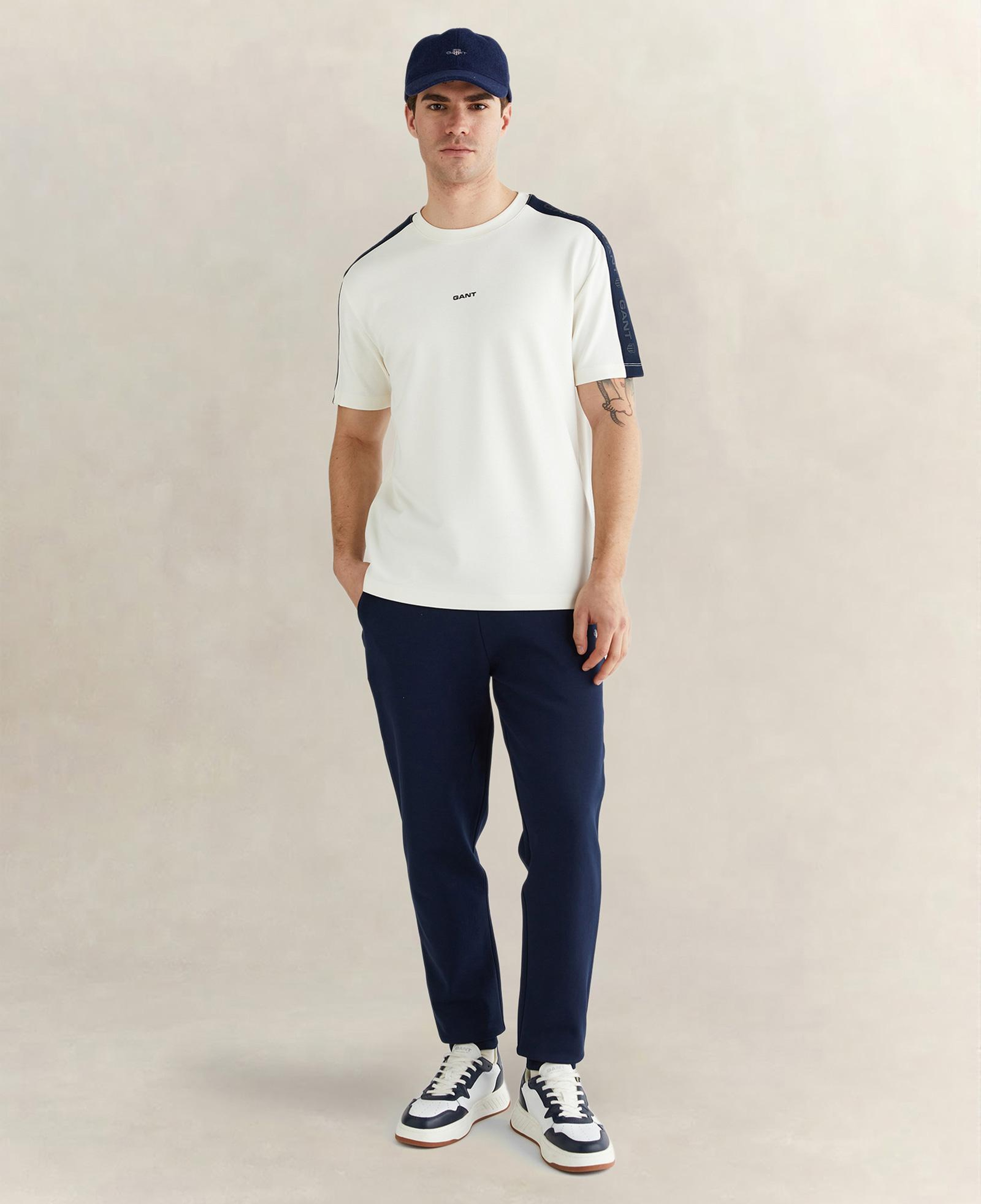 GANT Erkek Beyaz Kısa Kollu T-Shirt