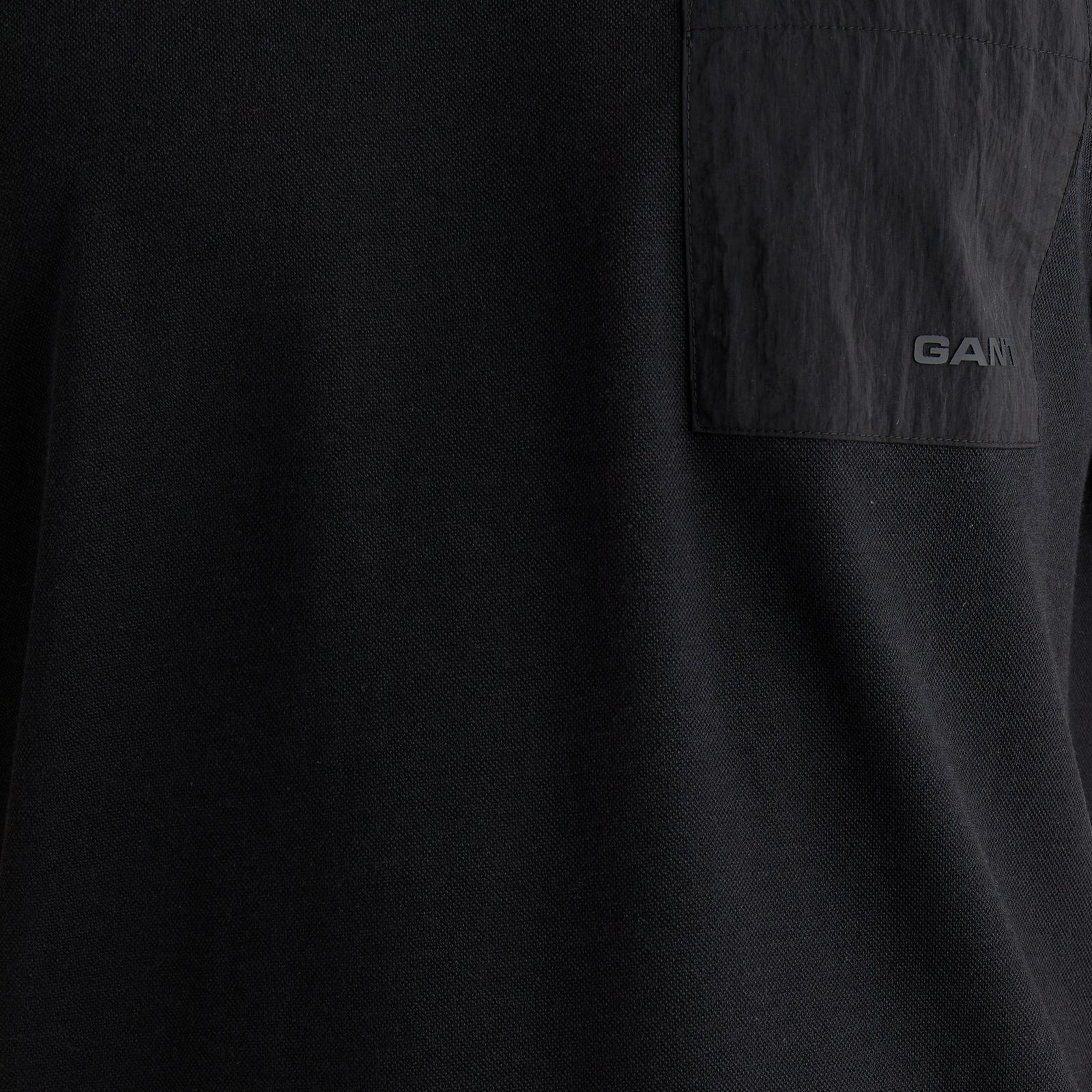 GANT Erkek Siyah Kısa Kollu T-Shirt