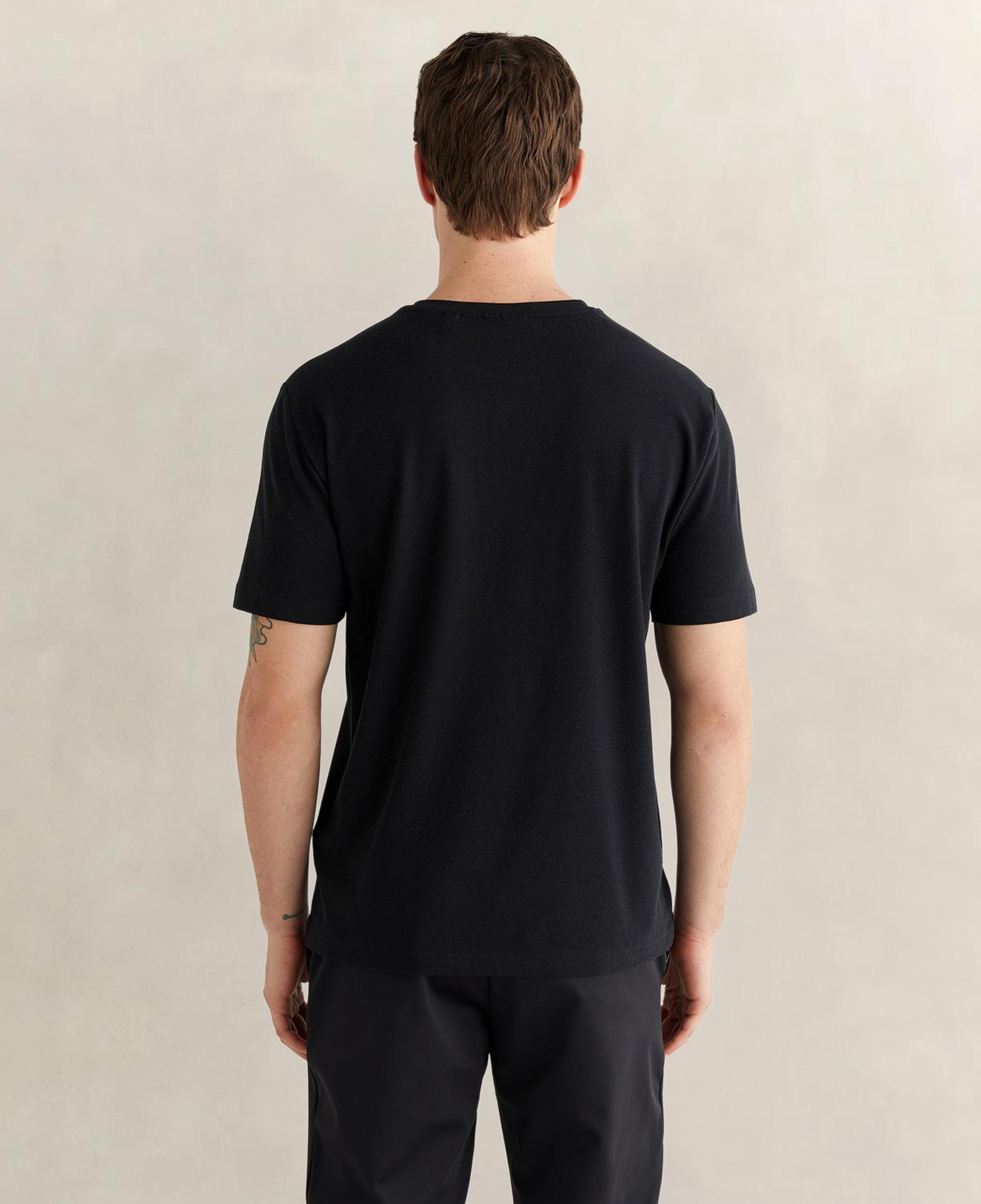 GANT Erkek Siyah Kısa Kollu T-Shirt