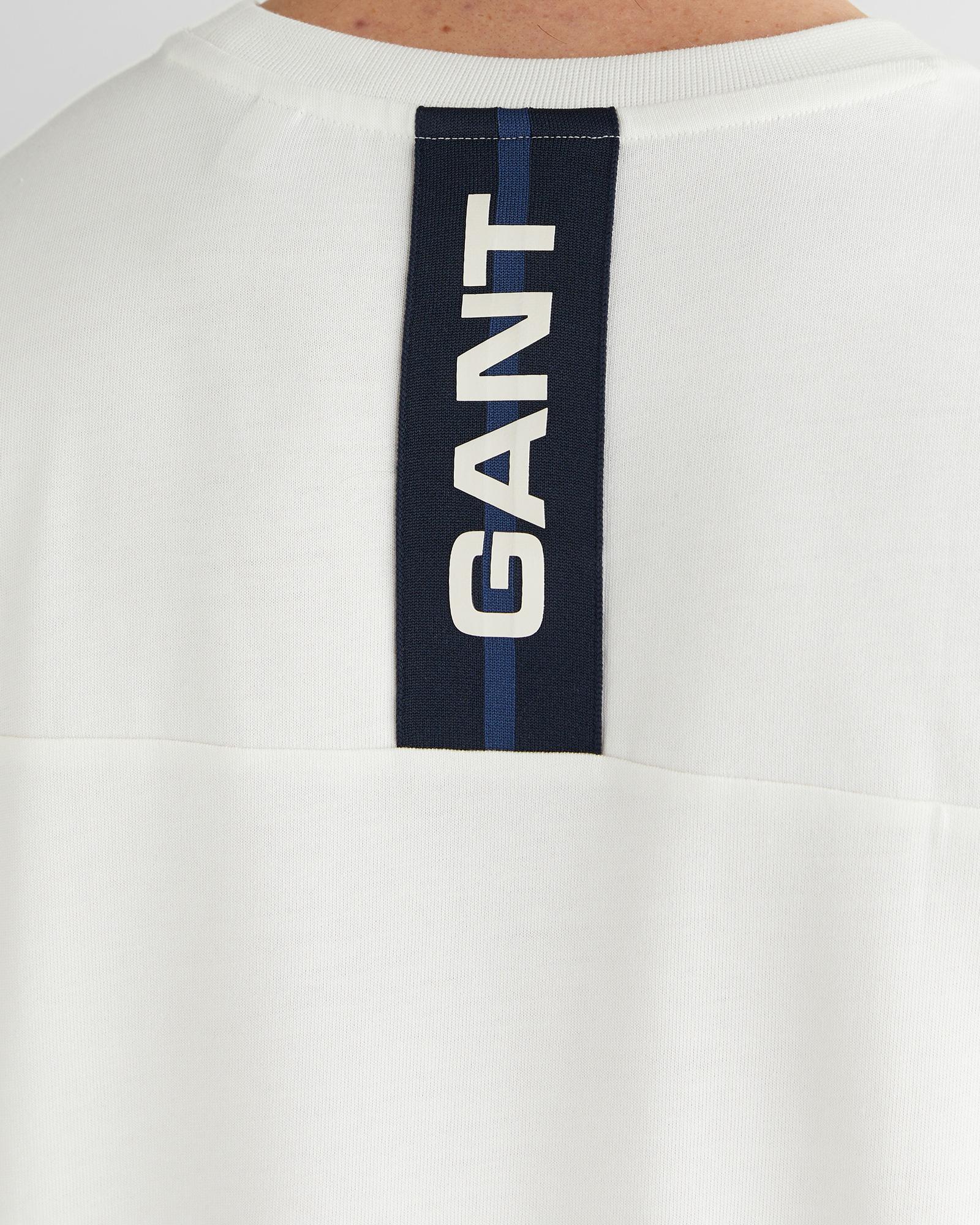 GANT Erkek Beyaz Kısa Kollu T-Shirt