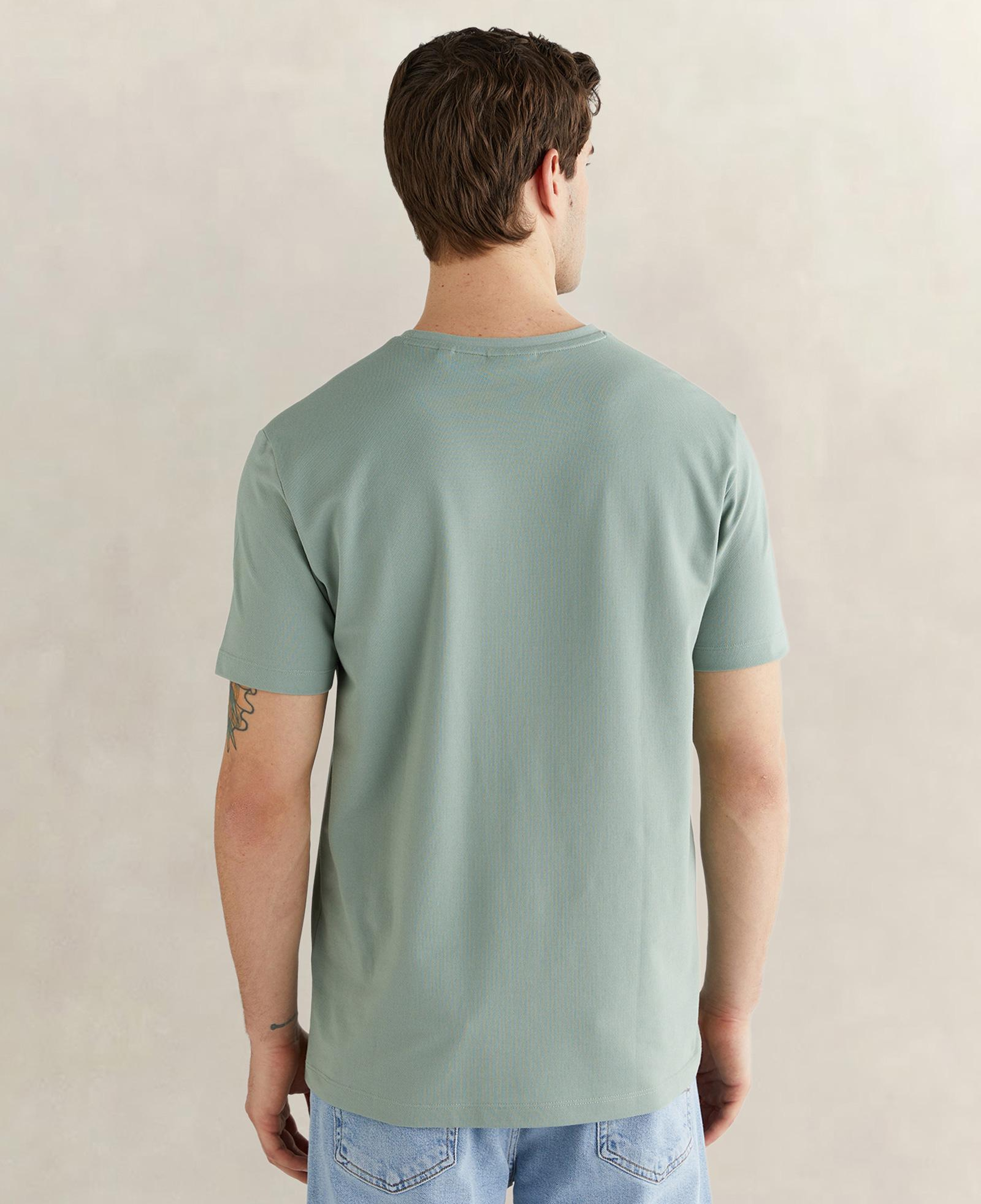 GANT Erkek Yeşil Kısa Kollu T-Shirt