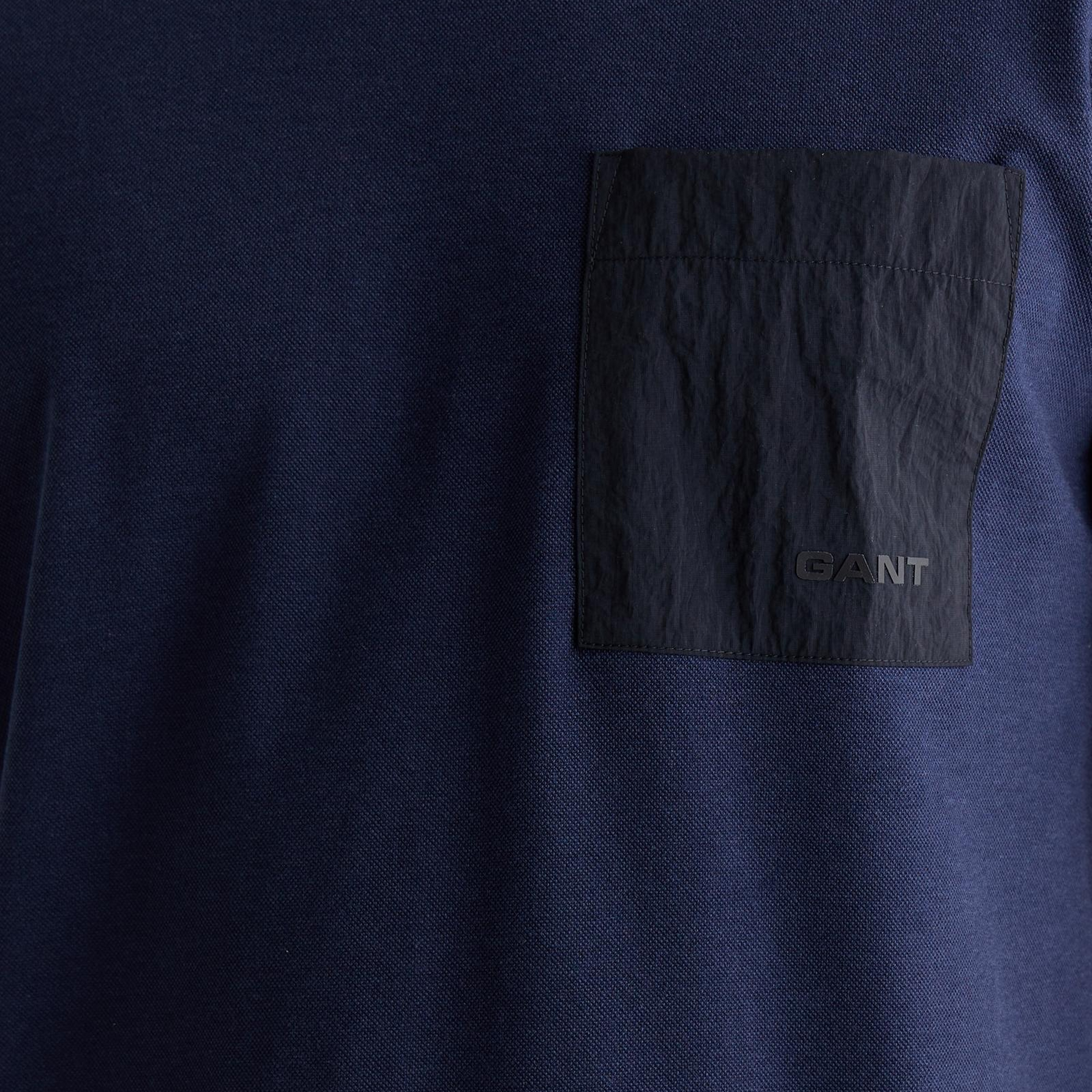 GANT Erkek Lacivert Kısa Kollu T-Shirt
