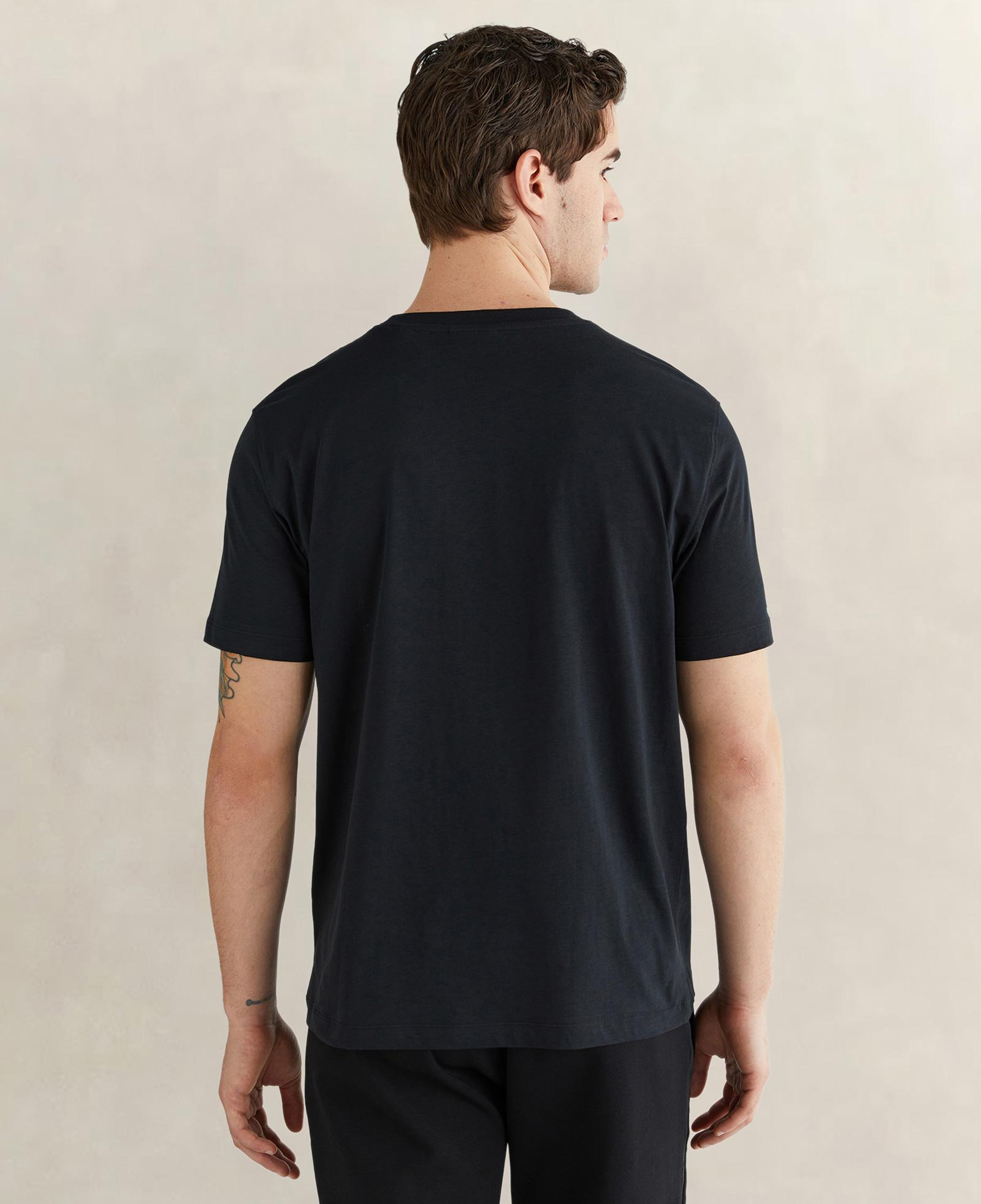 GANT Erkek Siyah Kısa Kollu T-Shirt