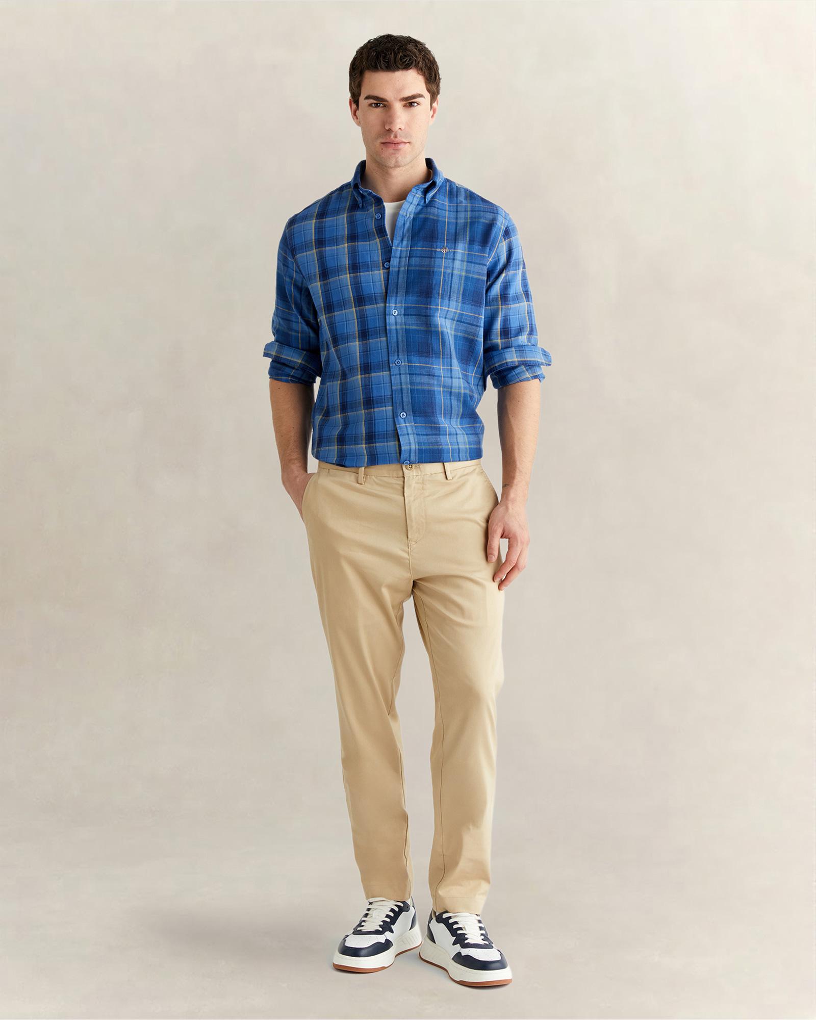 GANT Erkek Bej Slim Fit Pantolon