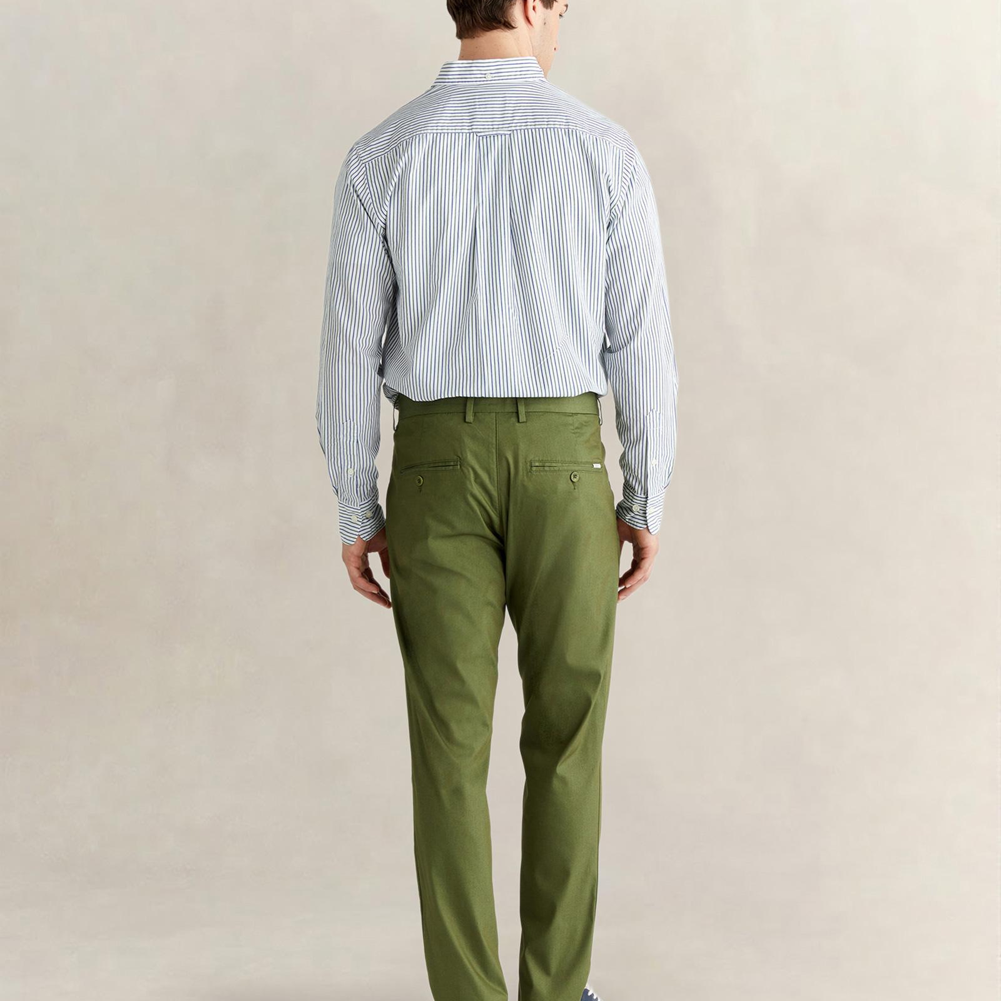 GANT Erkek Yeşil Slim Fit Pantolon
