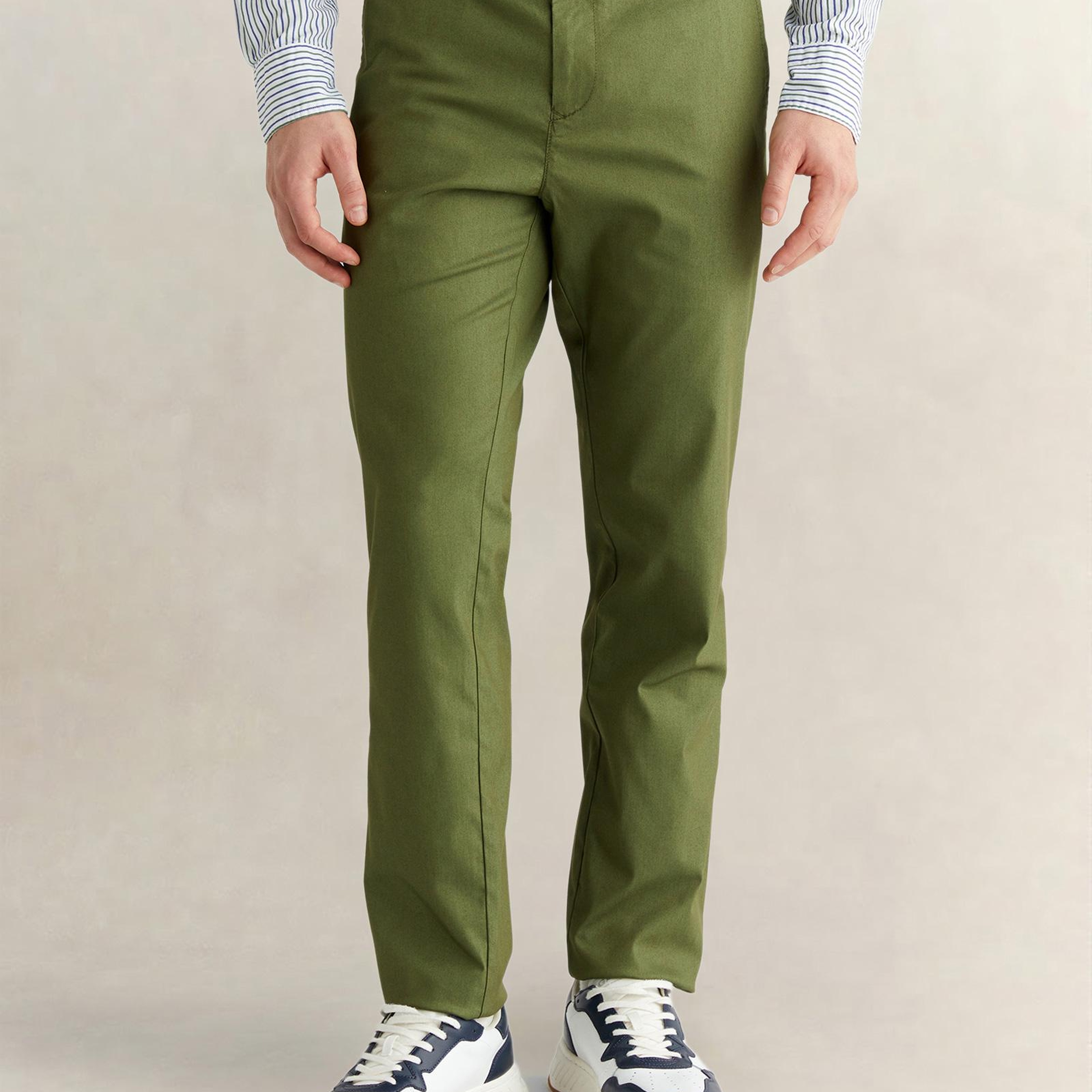 GANT Erkek Yeşil Slim Fit Pantolon