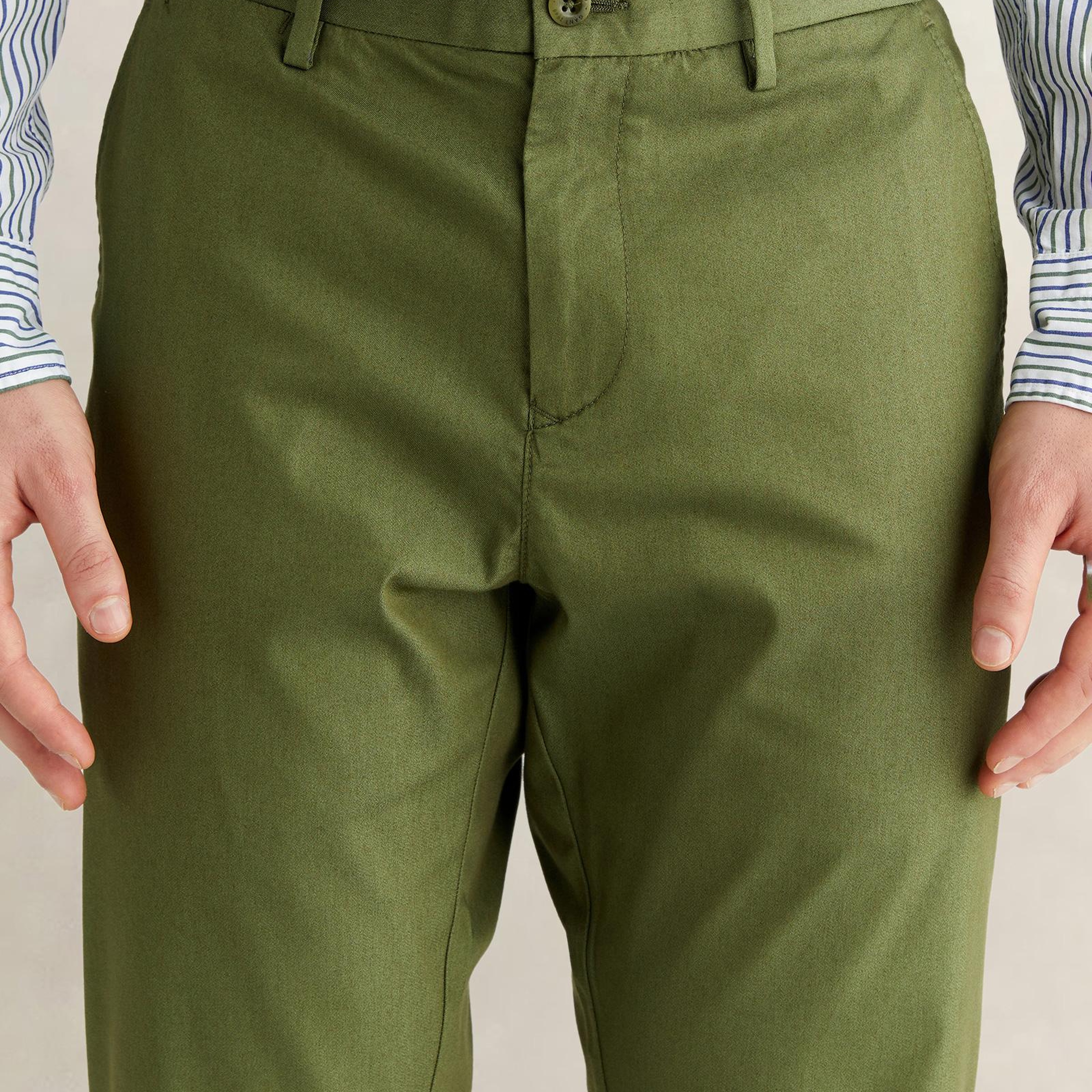 GANT Erkek Yeşil Slim Fit Pantolon