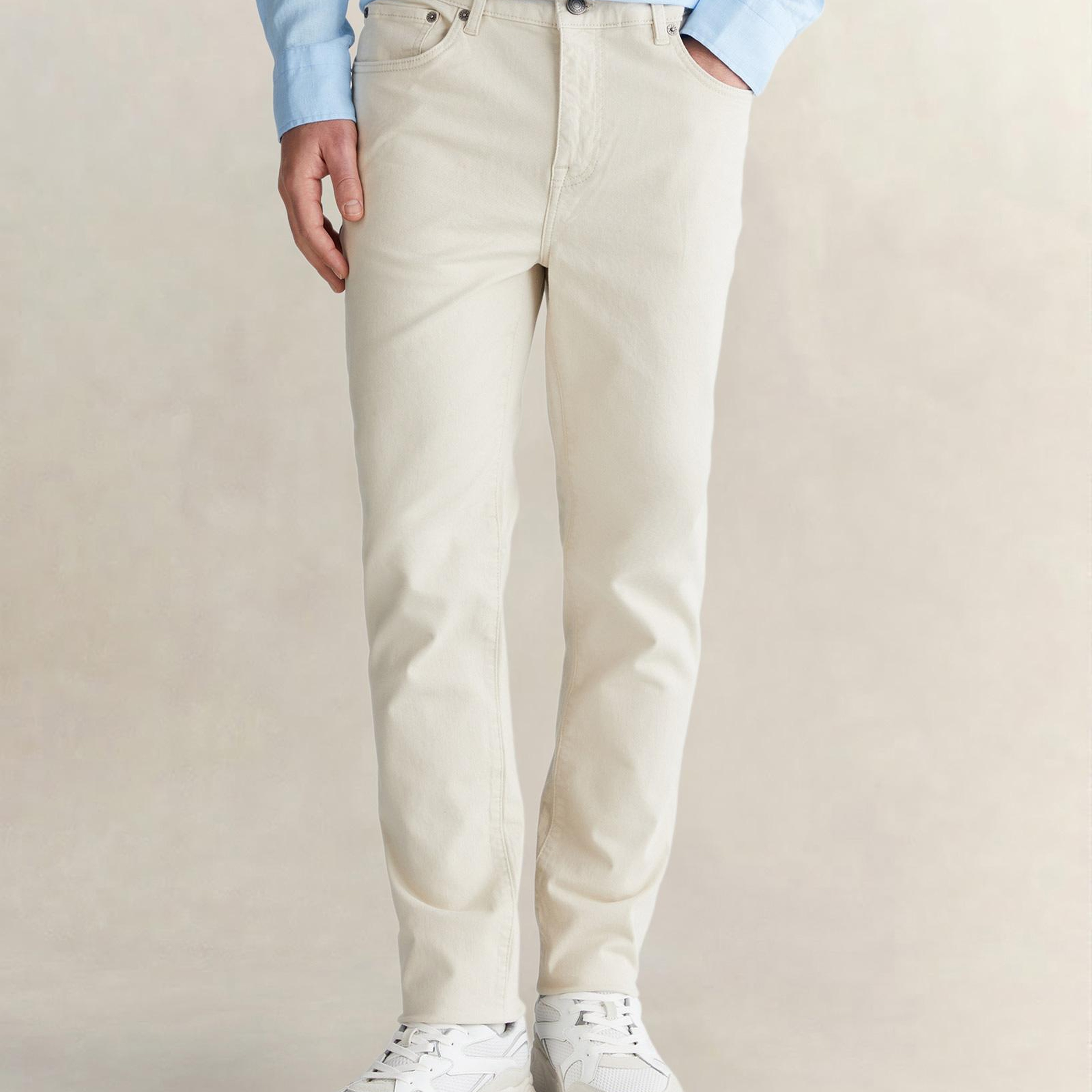 GANT Erkek Bej Slim Fit Jean