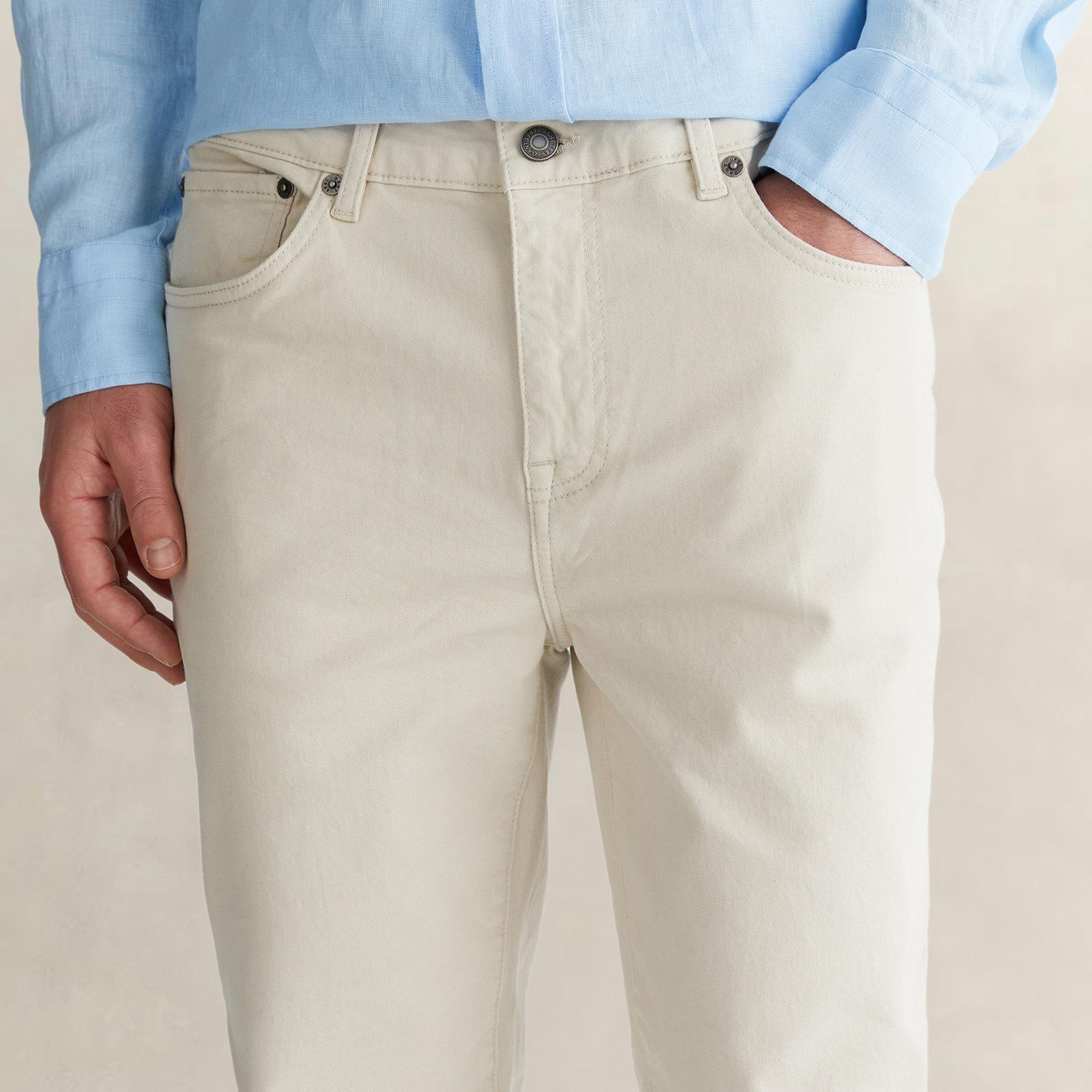 GANT Erkek Bej Slim Fit Jean