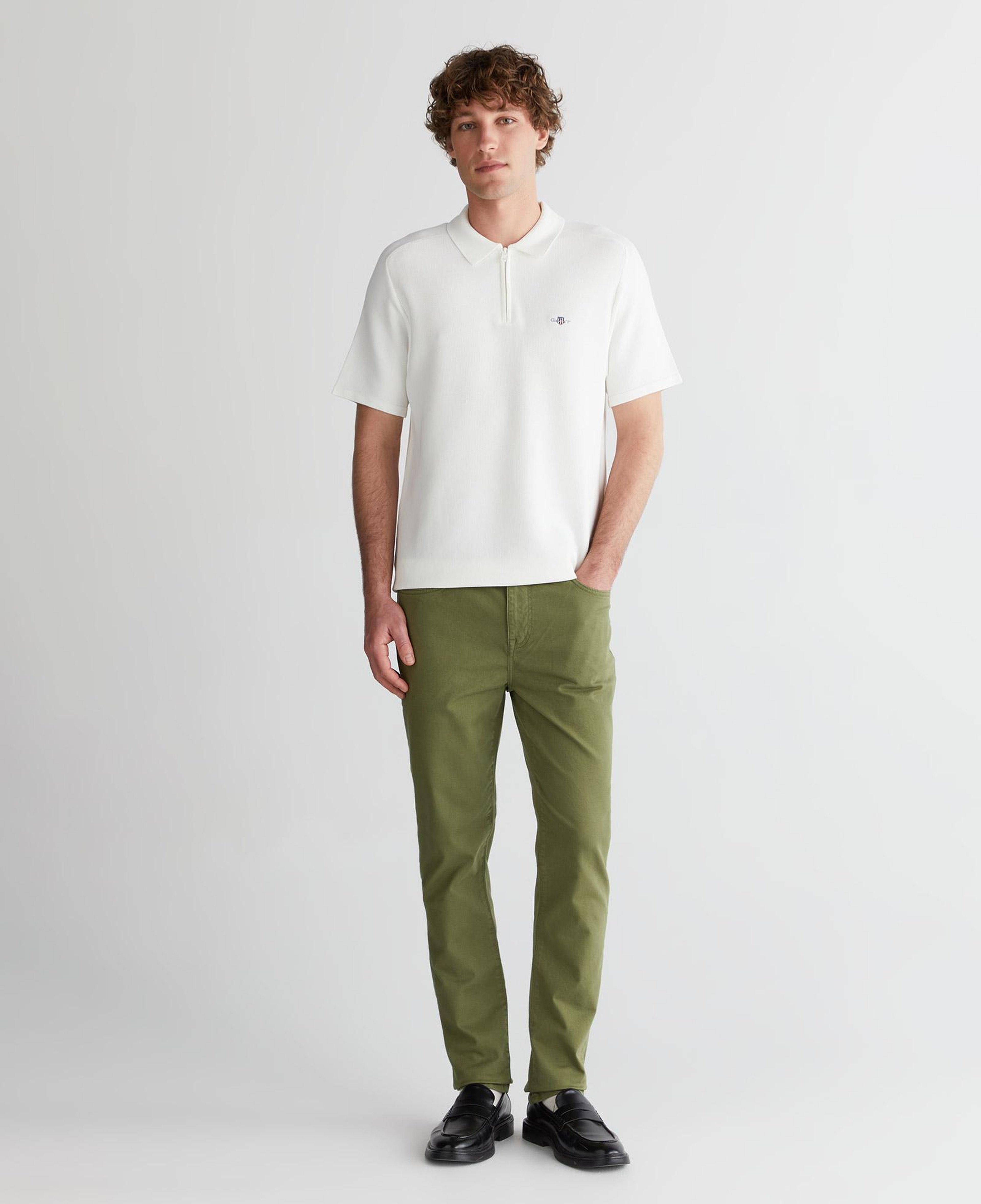 GANT Erkek Yeşil Slim Fit Jean