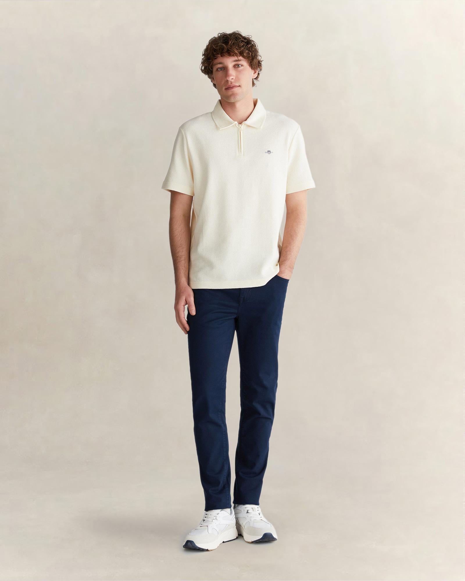 GANT Erkek Lacivert Slim Fit Jean
