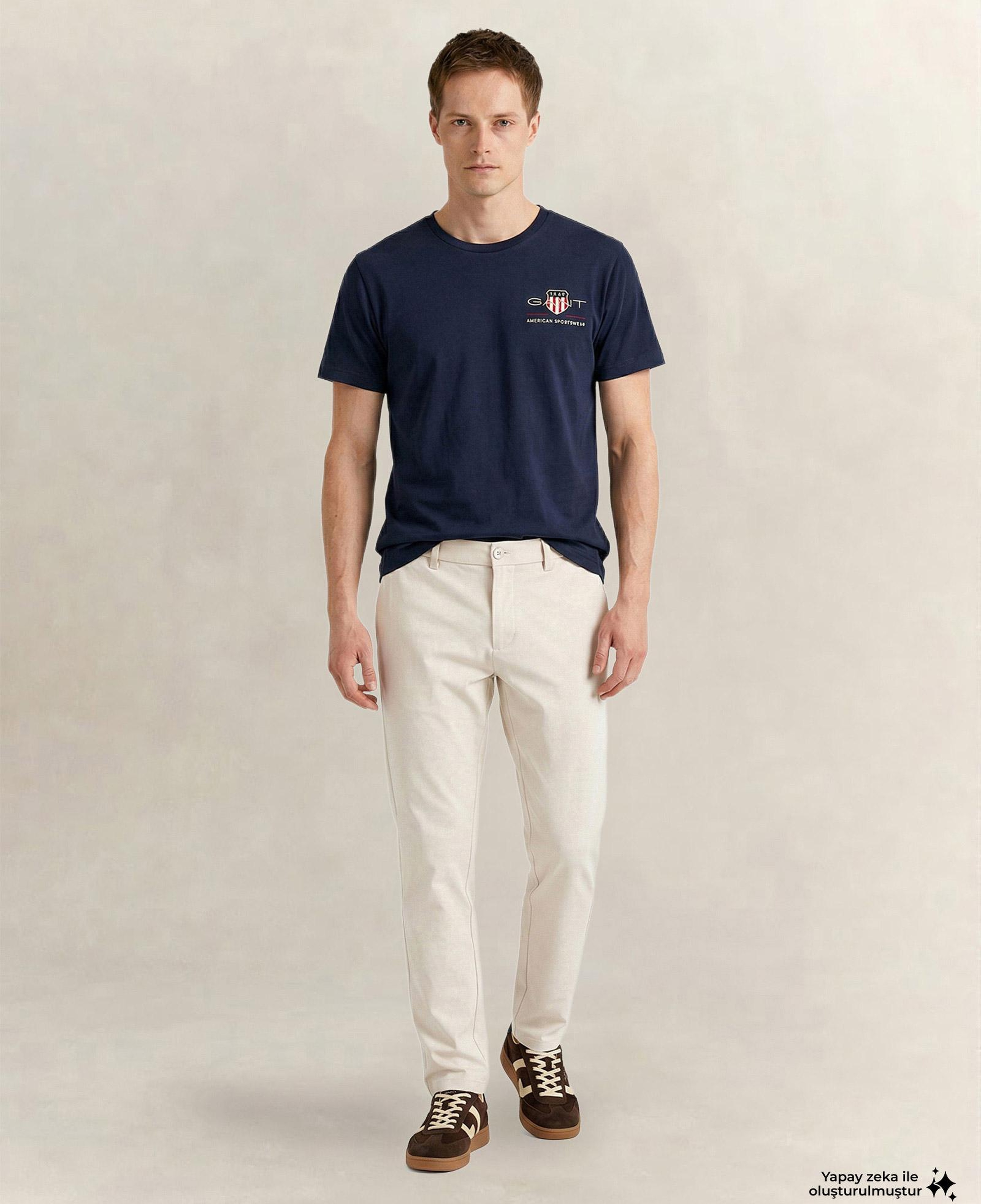 GANT Erkek Bej Regular Fit Smart Jogger Pantolon