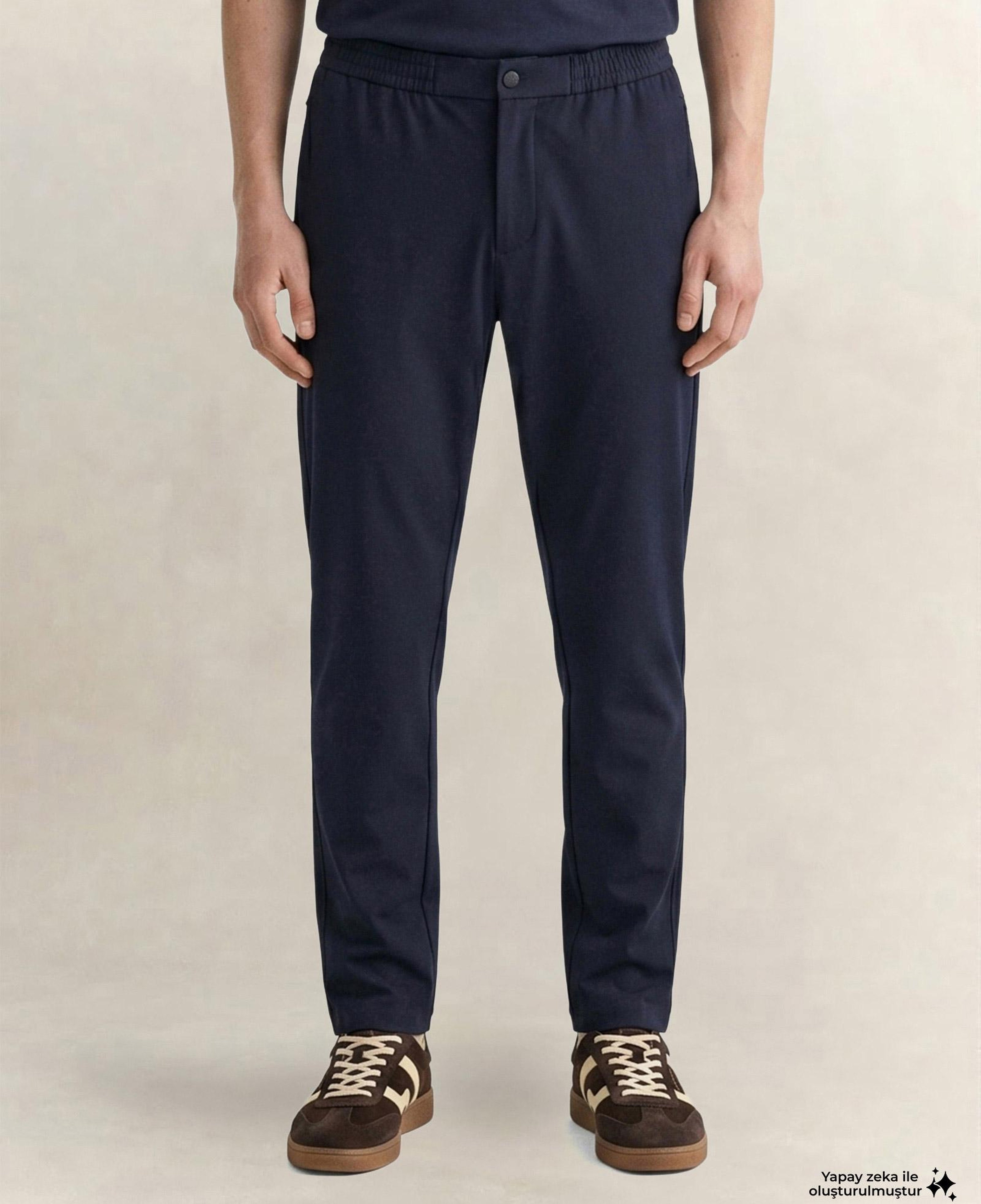 GANT Erkek Lacivert Regular Fit Smart Jogger Pantolon