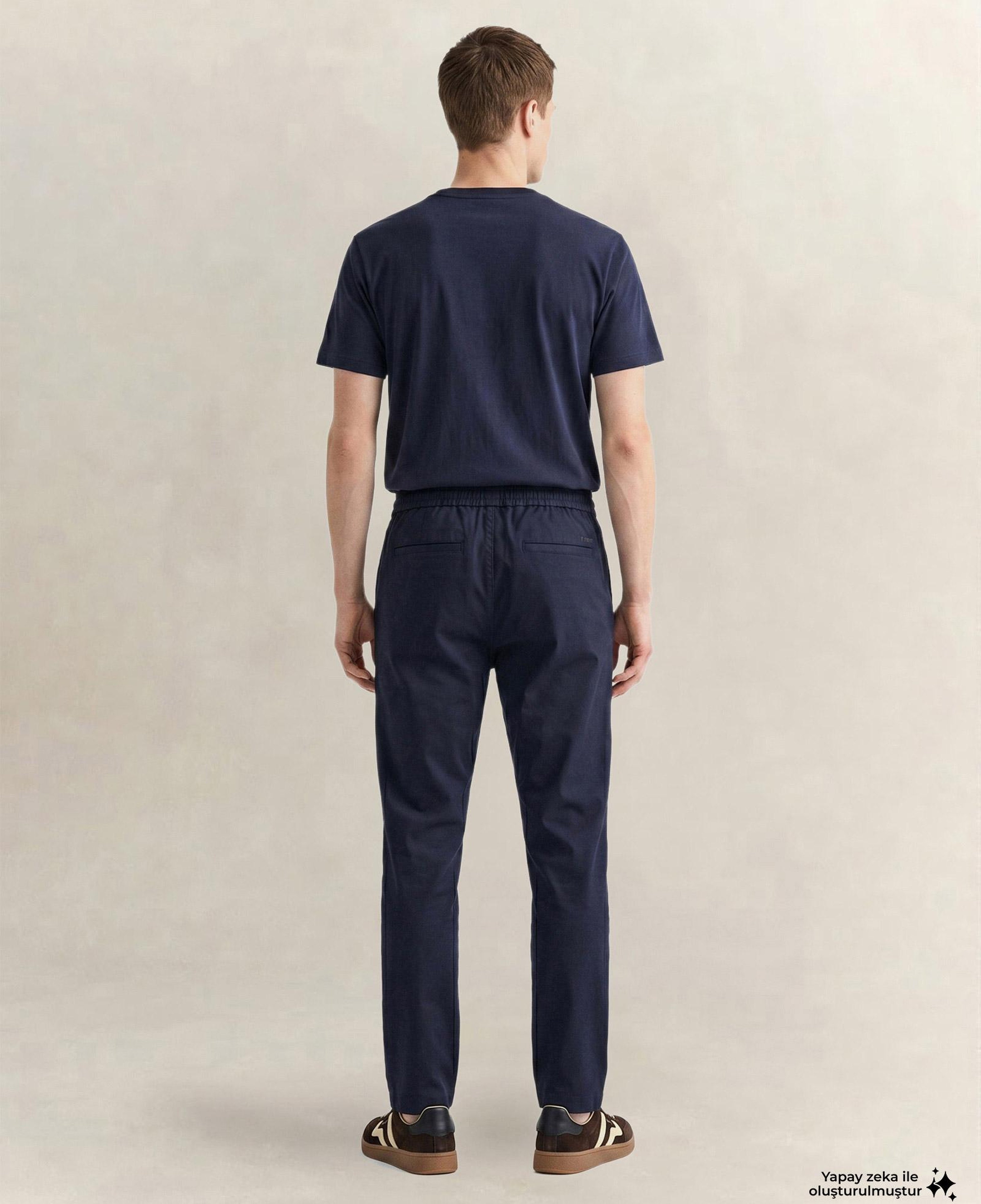 GANT Erkek Lacivert Regular Fit Smart Jogger Pantolon