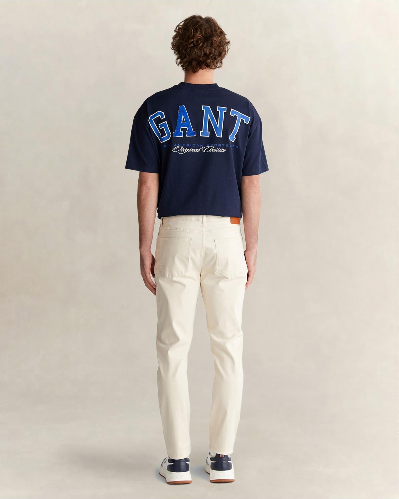GANT Erkek Bej Slim Fit Pantolon