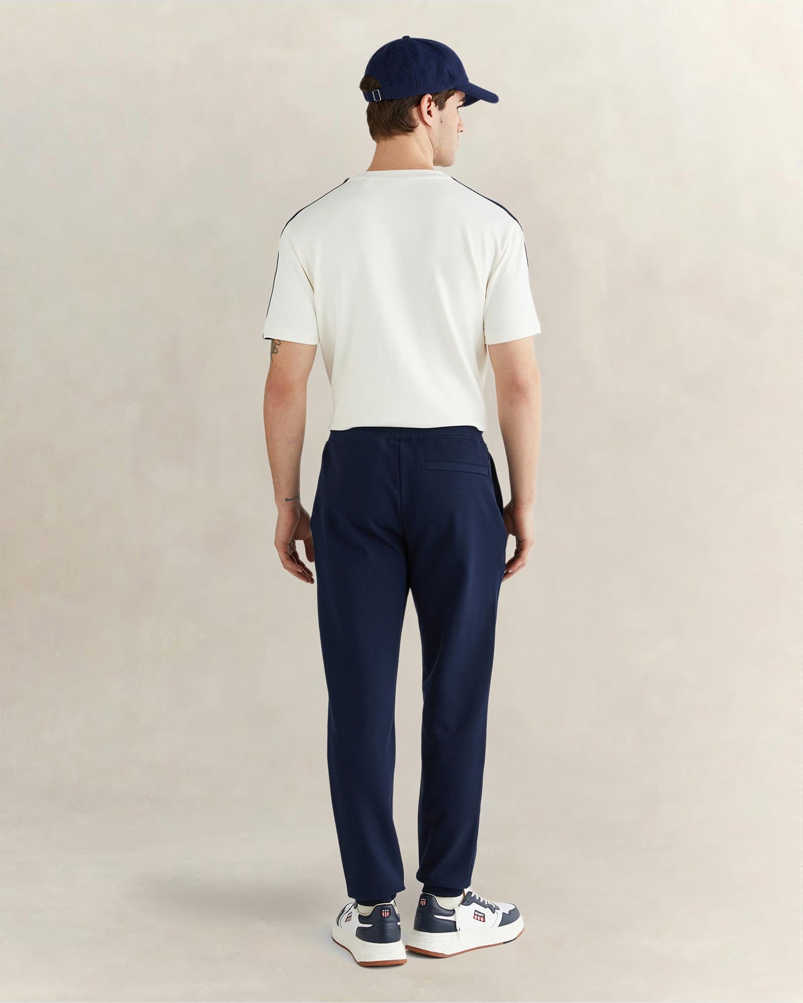 GANT Erkek Lacivert Regular Fit Logolu Eşofman Altı