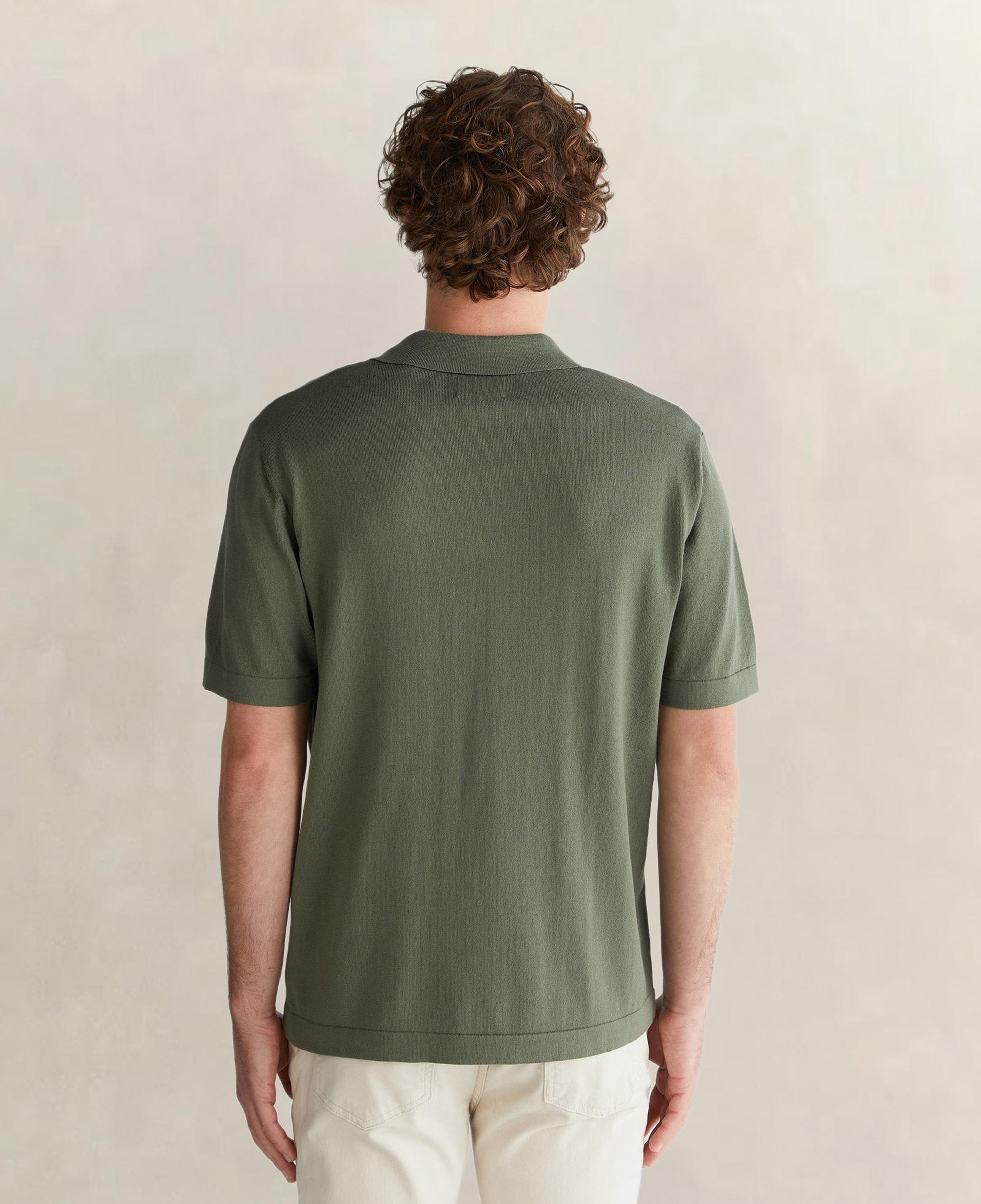 GANT Erkek Yeşil Regular Fit Polo Yaka Kısa Kollu Triko