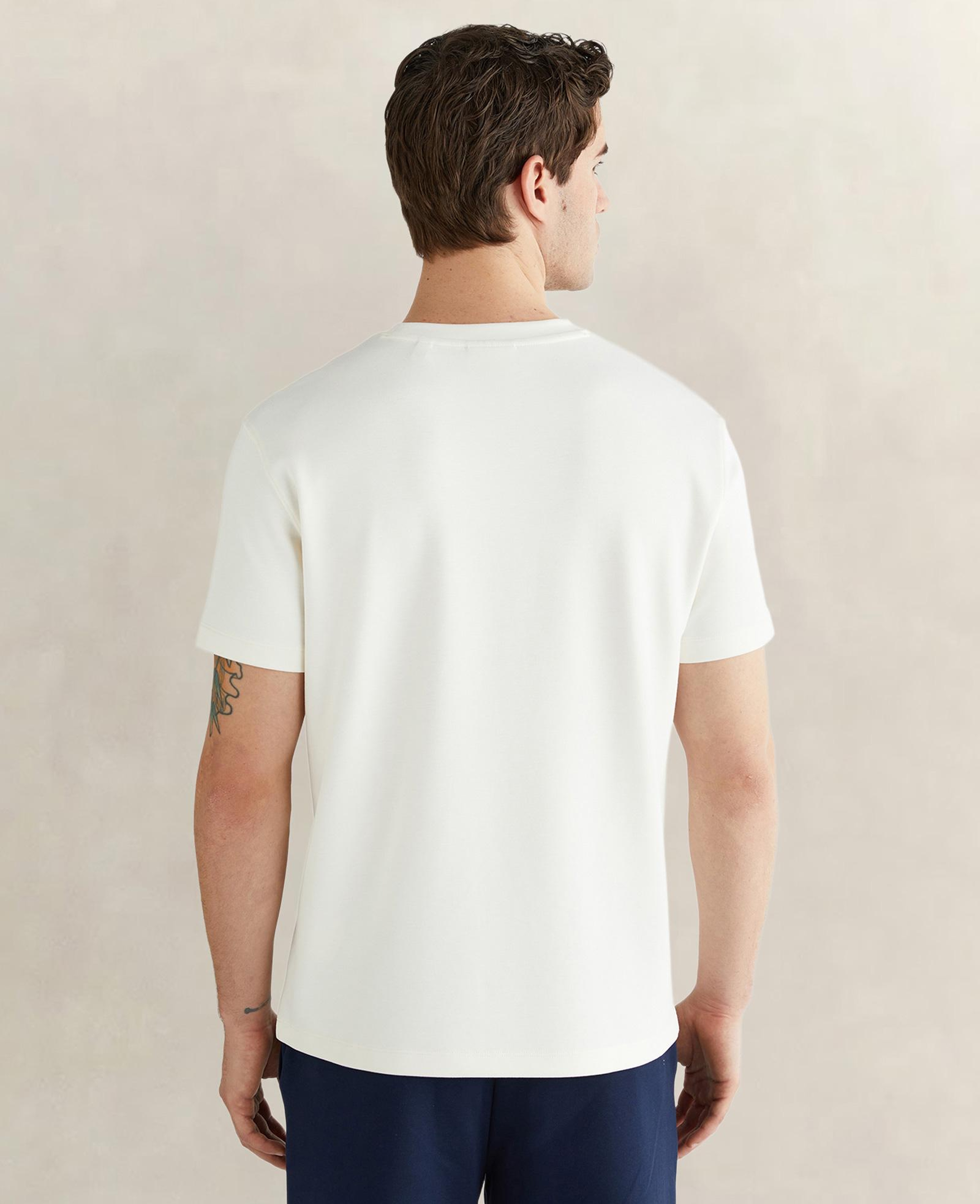 GANT Erkek Beyaz Kısa Kollu T-Shirt