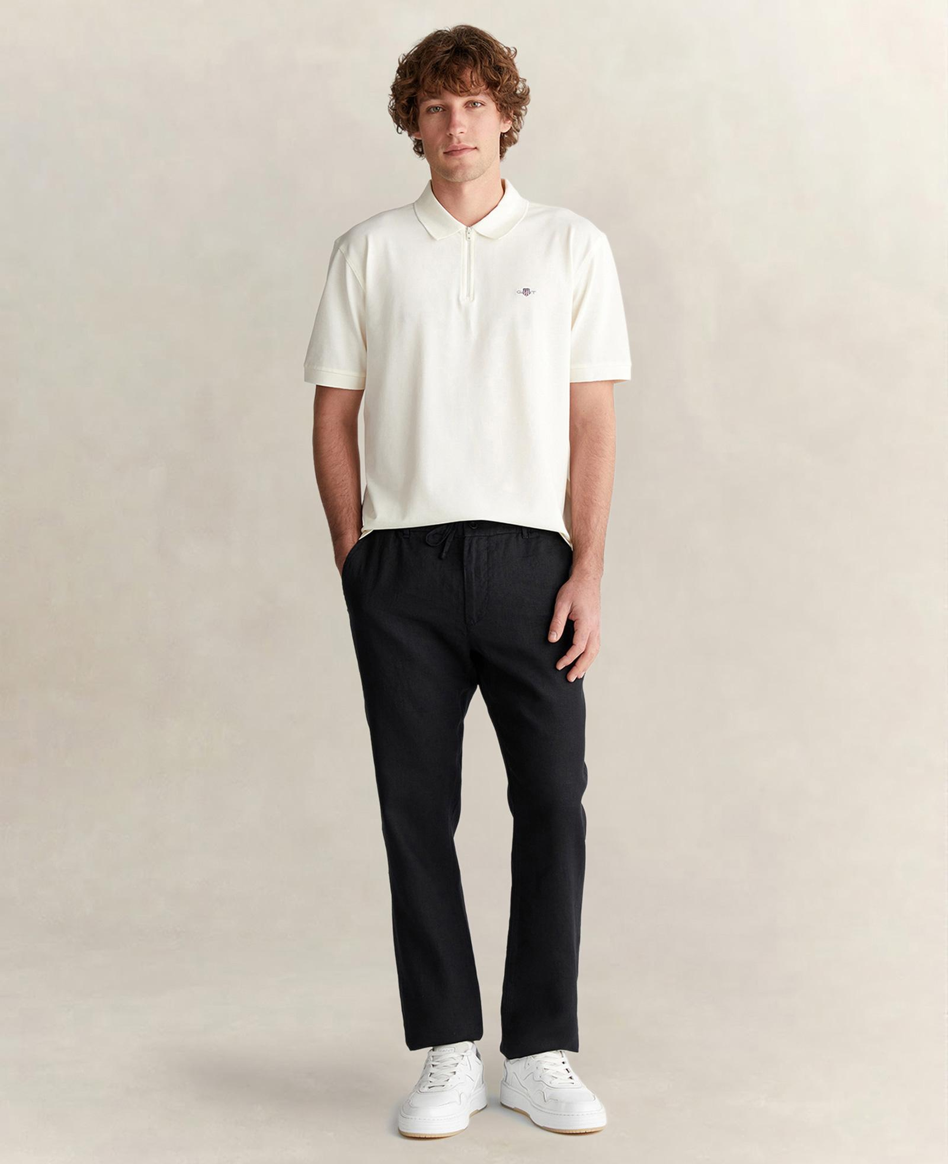 GANT Erkek Siyah Regular Fit Pantolon