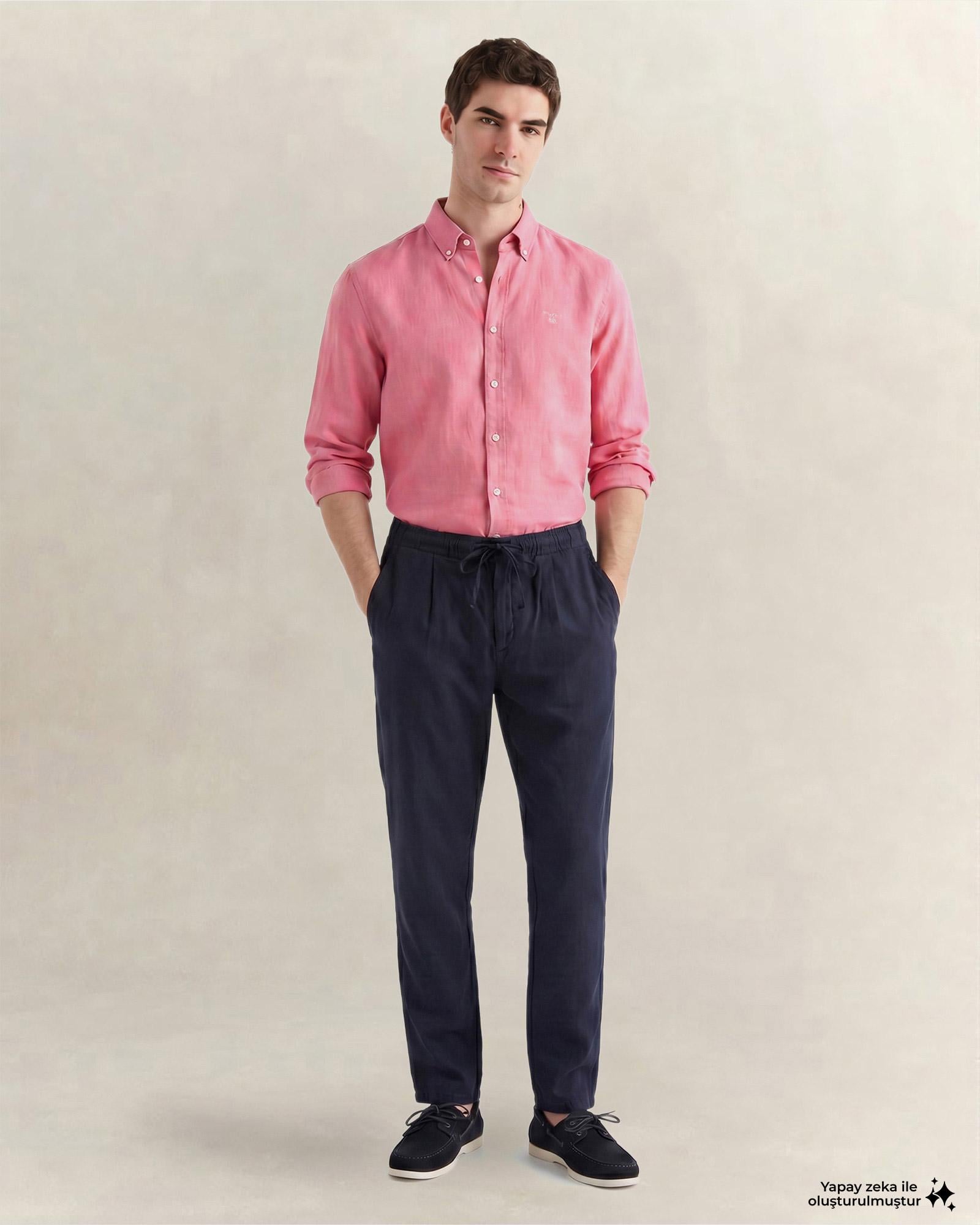 GANT Erkek Lacivert Regular Fit Jogger Pantolon