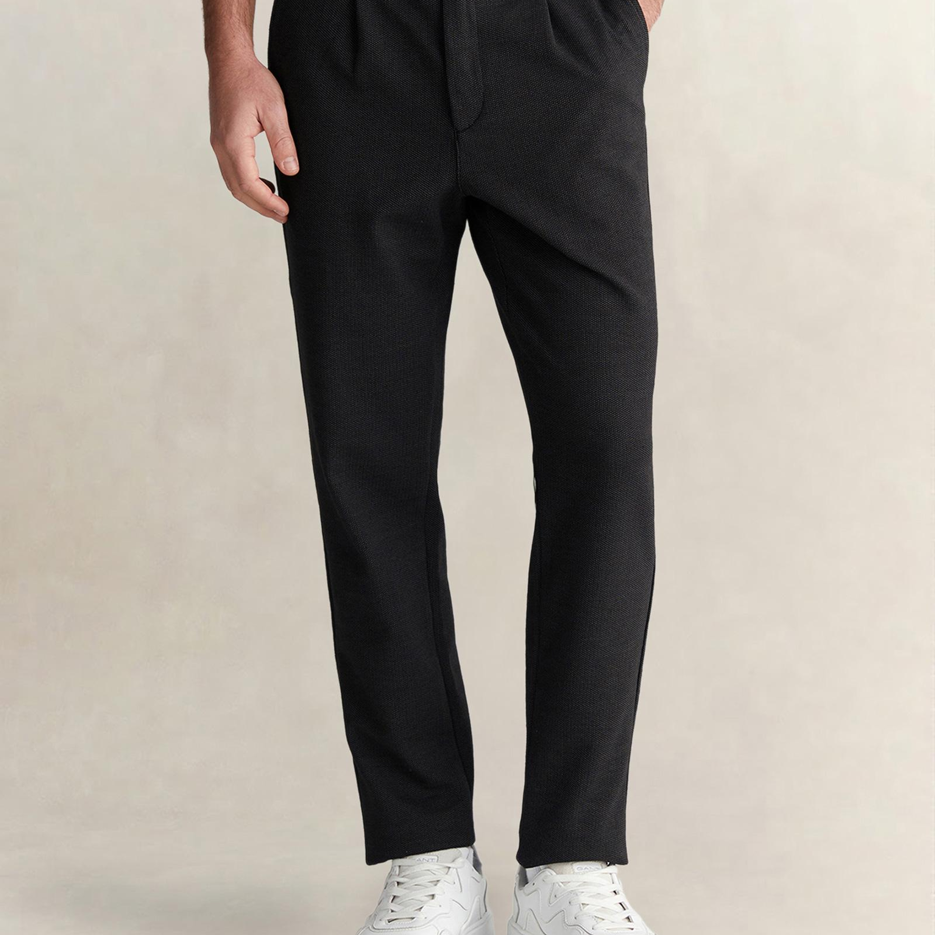 GANT Erkek Siyah Regular Fit Jogger Pantolon
